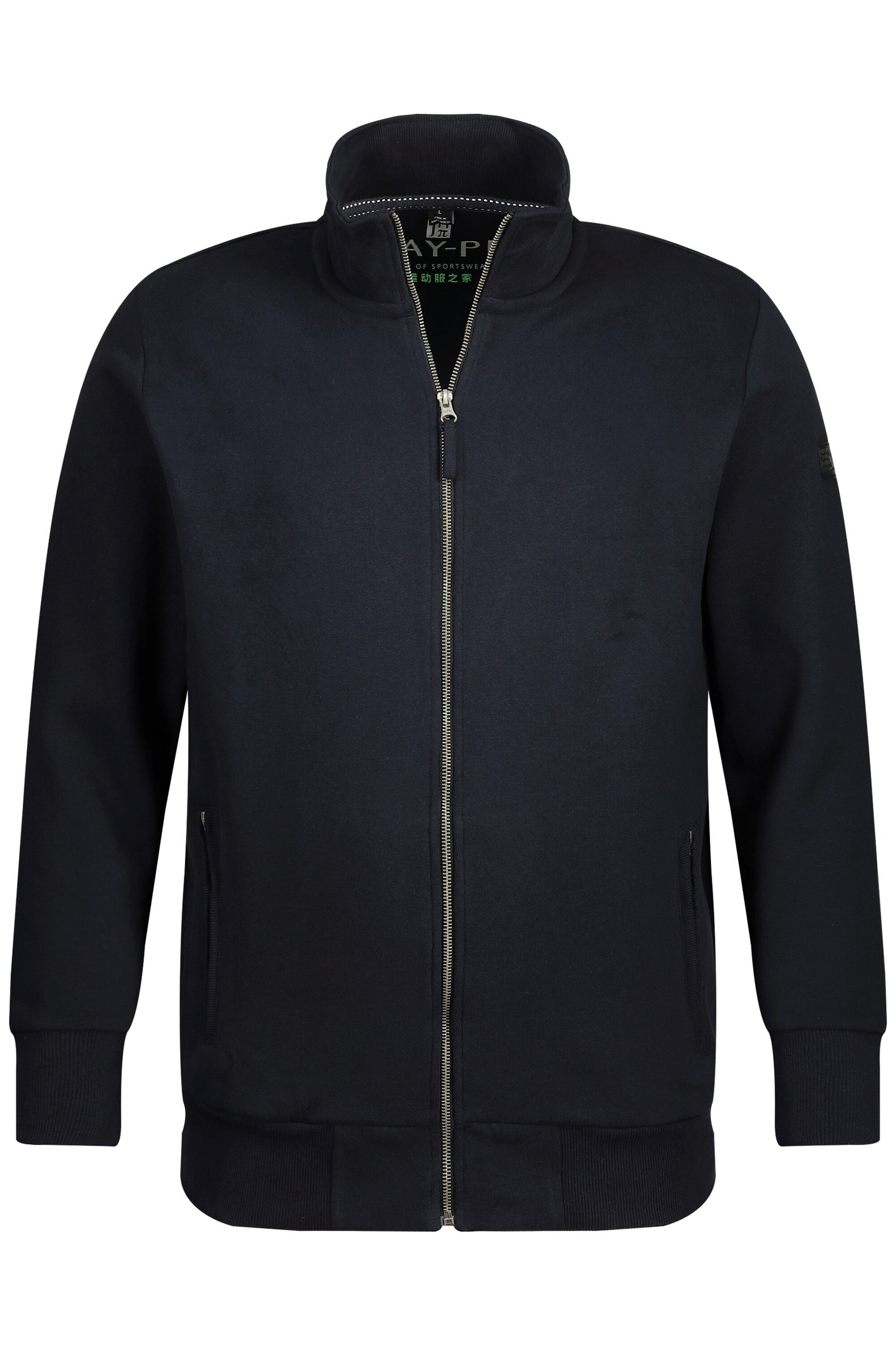 JP1880 Fleecejacke Sweatjacke Fitness Stehkragen Zipper günstig online kaufen