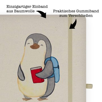 Mr. & Mrs. Panda Notizbuch Student Herz - Transparent - Geschenk, Tagebuch, Danke, Skizzenbuch, Mr. & Mrs. Panda, Personalisierbar