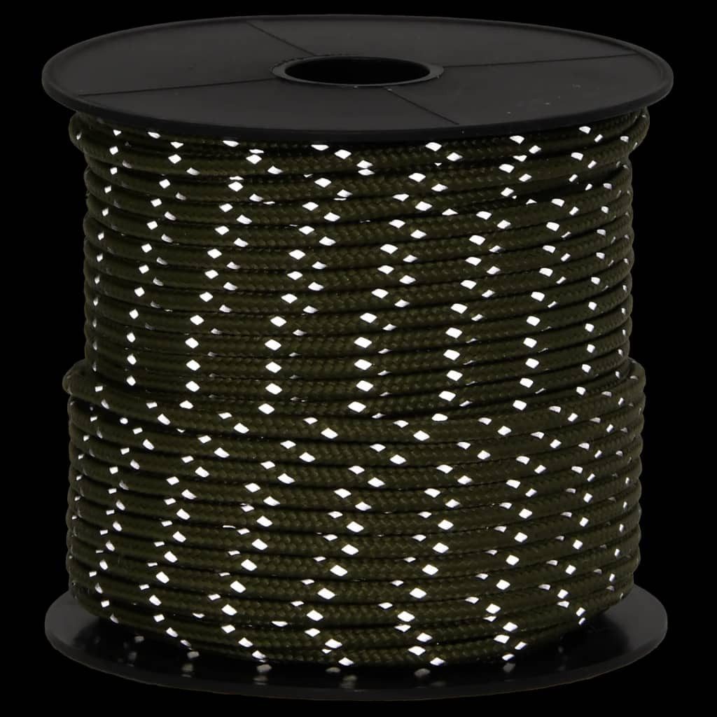 vidaXL Zeltleine Reflektierend mit Seilspannern 50 m 4 mm Abspannleine (1-tlg)