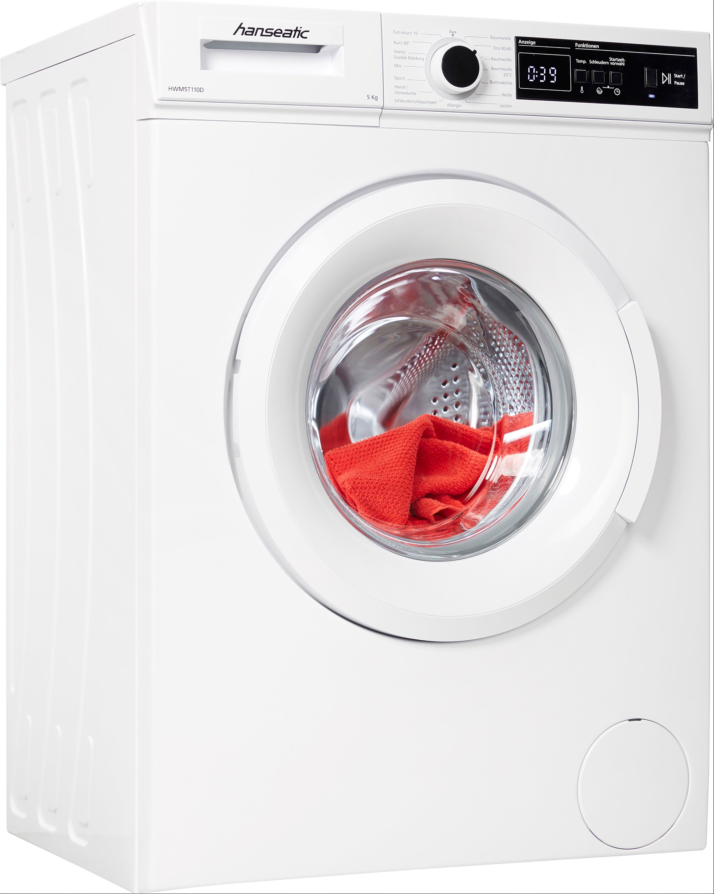 Hanseatic Waschmaschine HWM5T110D, 5 kg, 1000 U/min online kaufen | OTTO