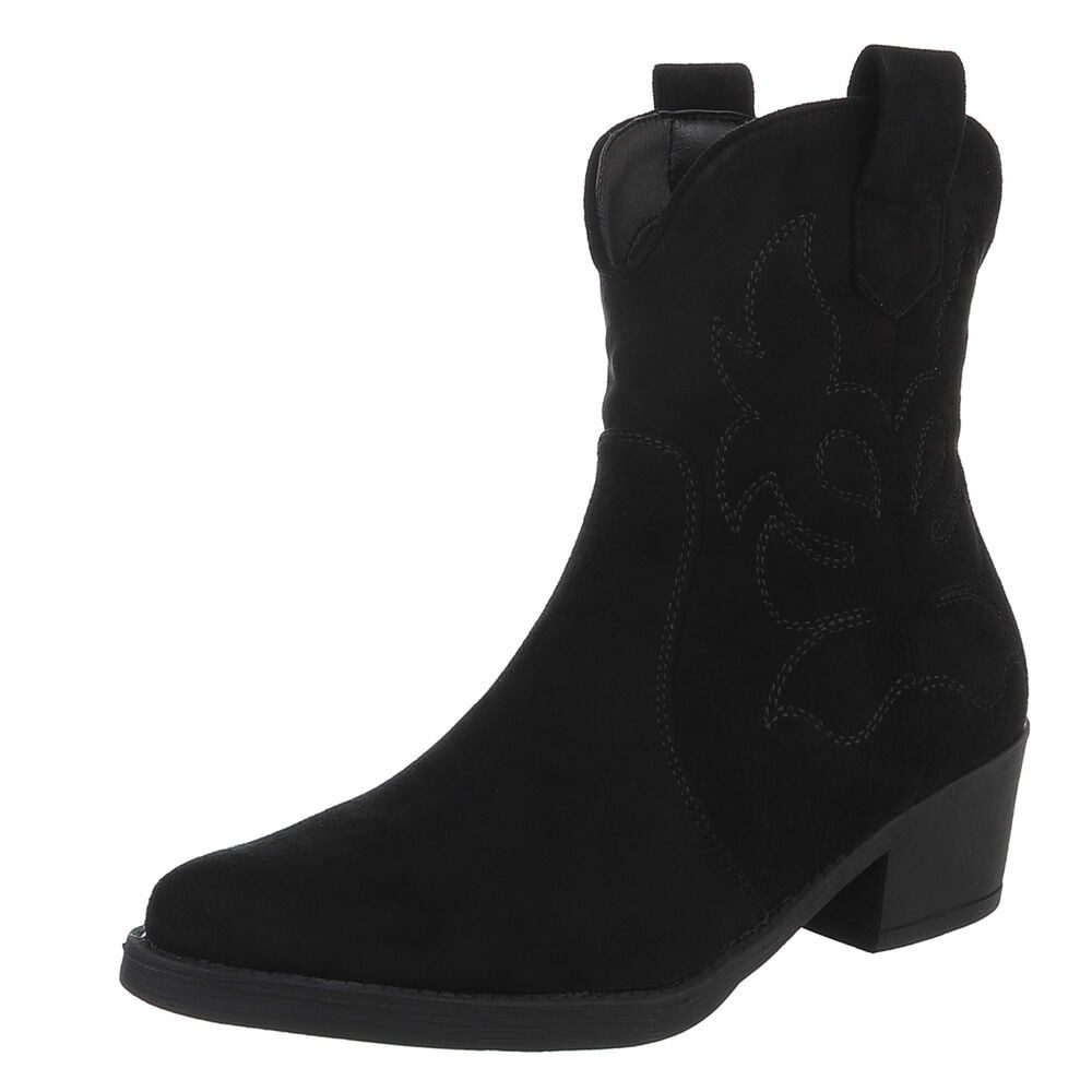 Ital-Design Elegante Cowboy-Stiefel aus Kunstleder mit günstig online kaufen