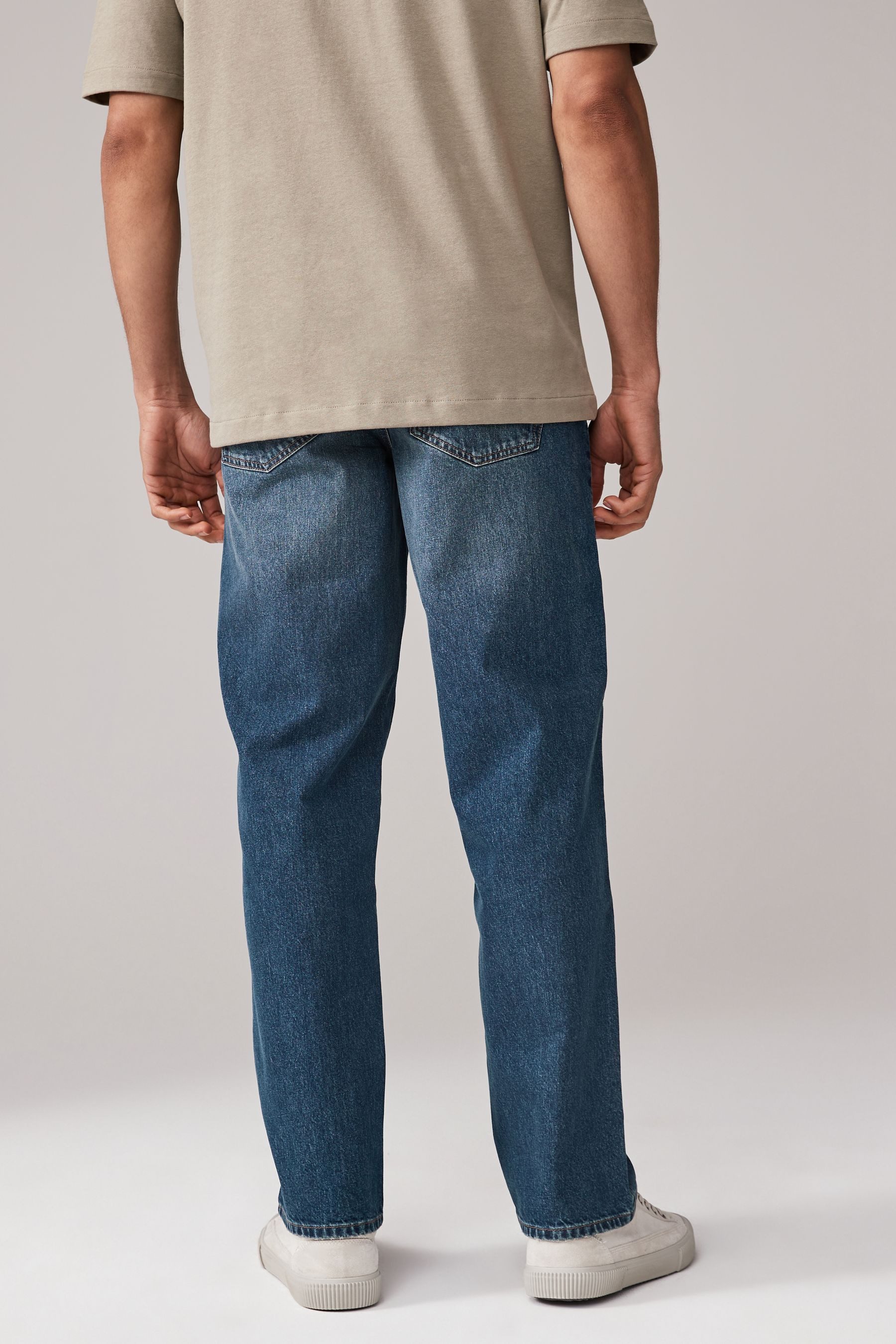 Next Relax-fit-Jeans Authentische Relaxed Fit Jeans aus 100 % Baumwolle (1- günstig online kaufen