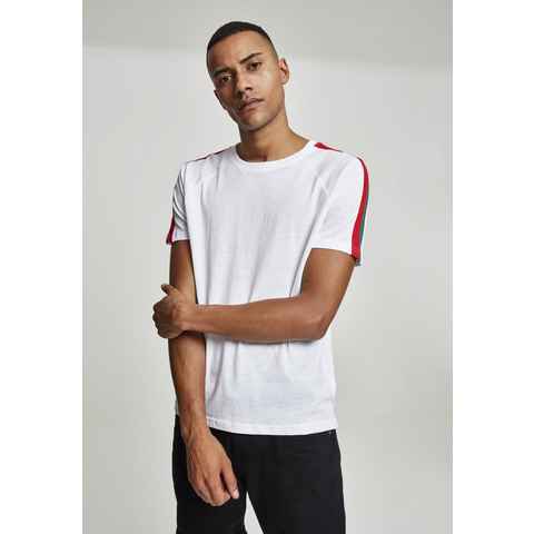 URBAN CLASSICS Kurzarmshirt Urban Classics T-Shirt Stripe Shoulder Raglan Tee (1-tlg)