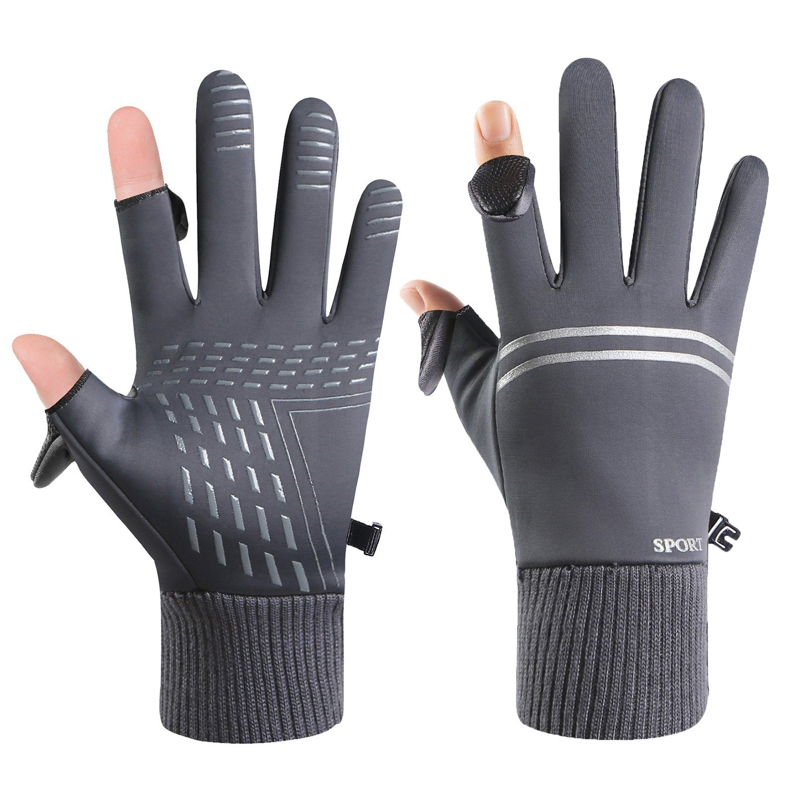 BTTO Skihandschuhe Wasserdichte Winterhandschuhe,Damen Touchscreen  Handschuhe Winddicht und Wasserdich Skihandschuhe, rutschfest  Fahrradhandschuhe