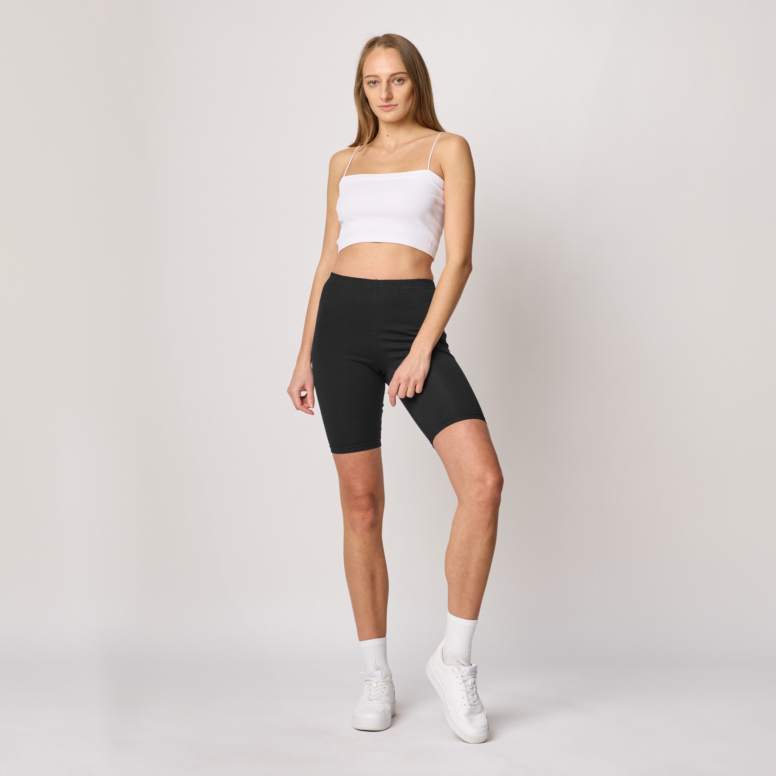 Merry Style Leggings Damen Kurze Hose aus Baumwolle MS10-200 (1-tlg) elasti günstig online kaufen