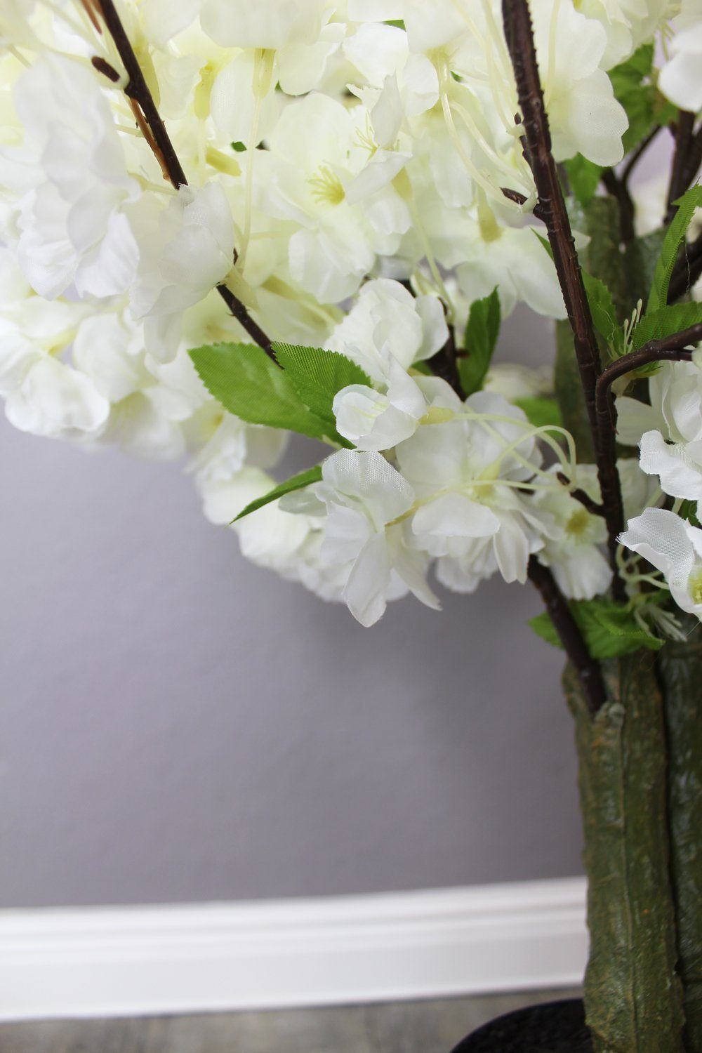 Kunstpflanze künstliche Kirschblüte Kunstbaum Zimmerpflanze Deko günstig online kaufen