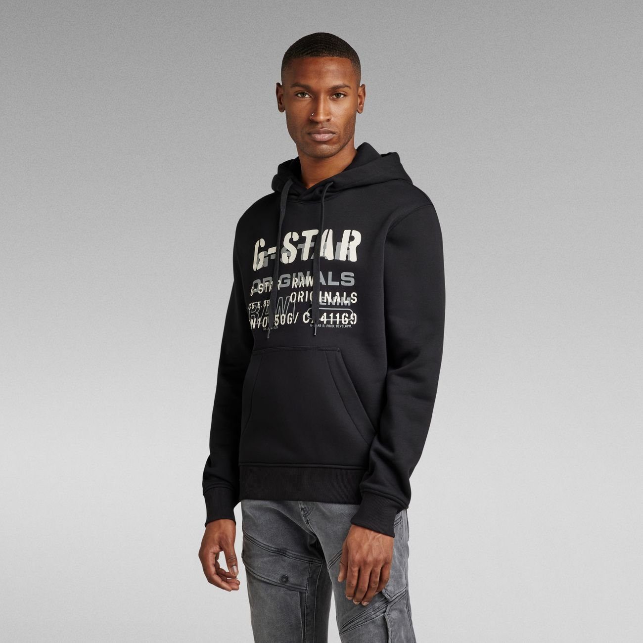 G-STAR Hoodie Multi Layer Originals HDD SW (1-tlg)