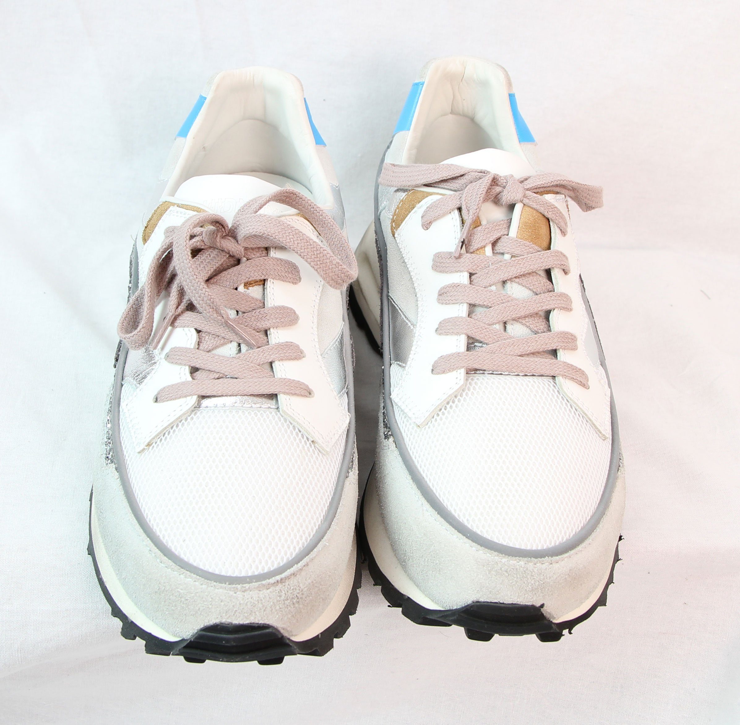 HIDNANDER Threedome Sneaker farbige- und glitzernde Details