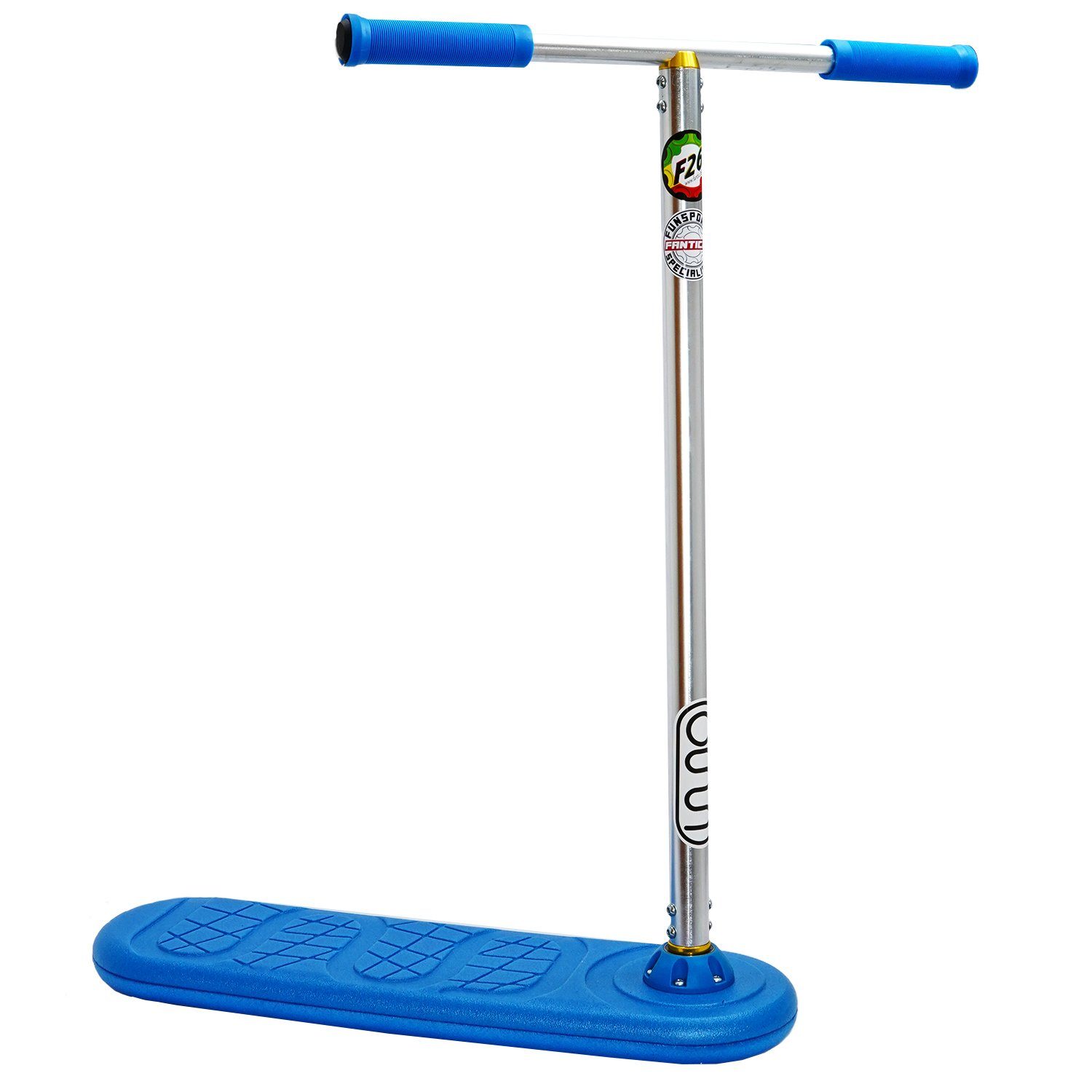 Trick INDO Blau Trainer PRO Stuntscooter Indo Stunt-Scooter Trampolin PRO H=79cm