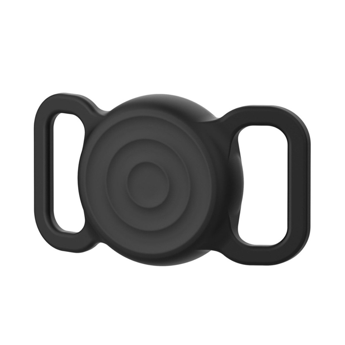 Hurtel Schlüsselanhänger (AirTag-Hülle für Haustierhalsbänder), Wasserdichtes Silikon mit sicherem Halsbanddurchzug