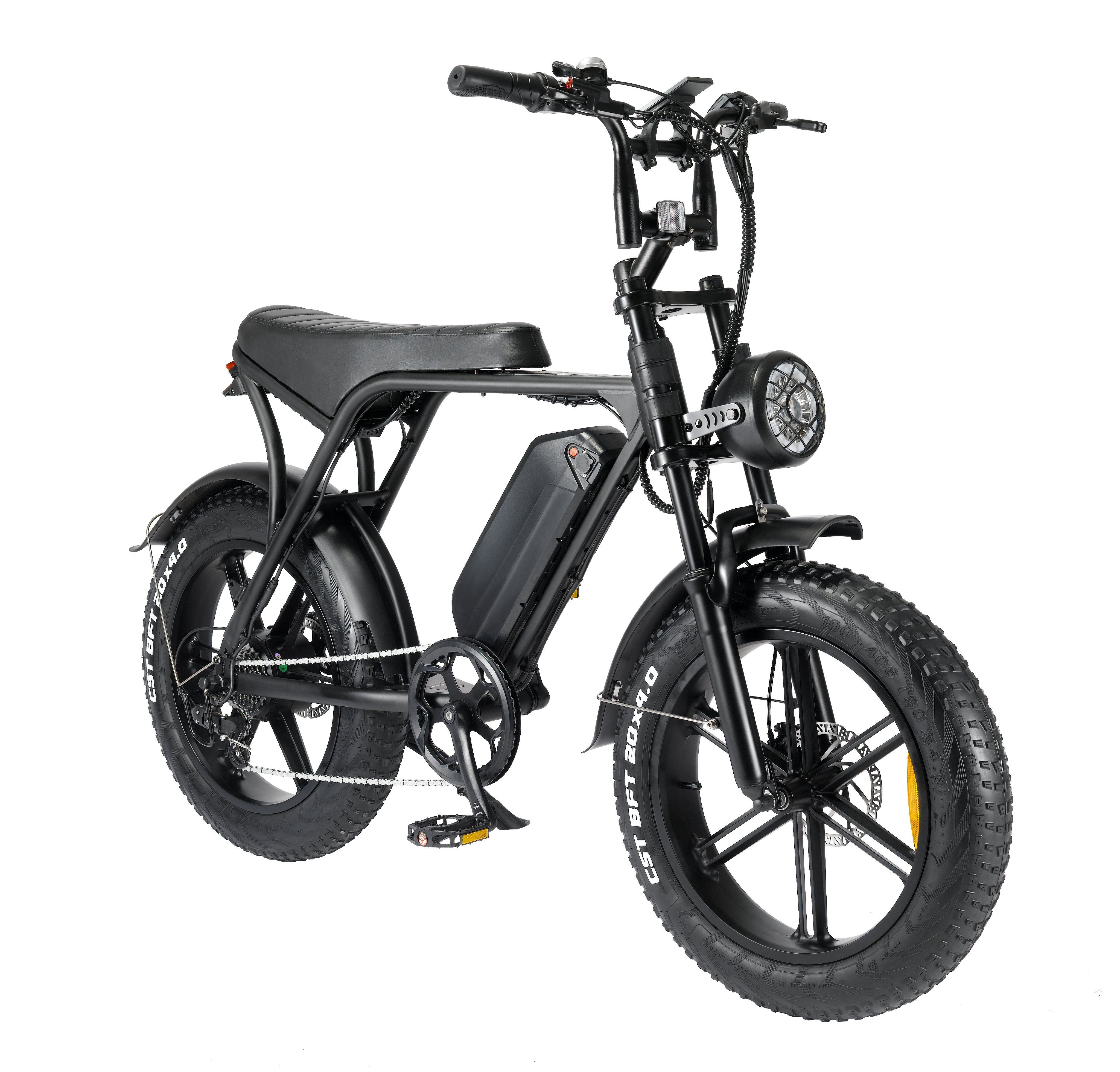 DOTMALL E-Bike mit Hochleistungs-Mountainbike LCD-Bildschirm einem V8 intelligenten
