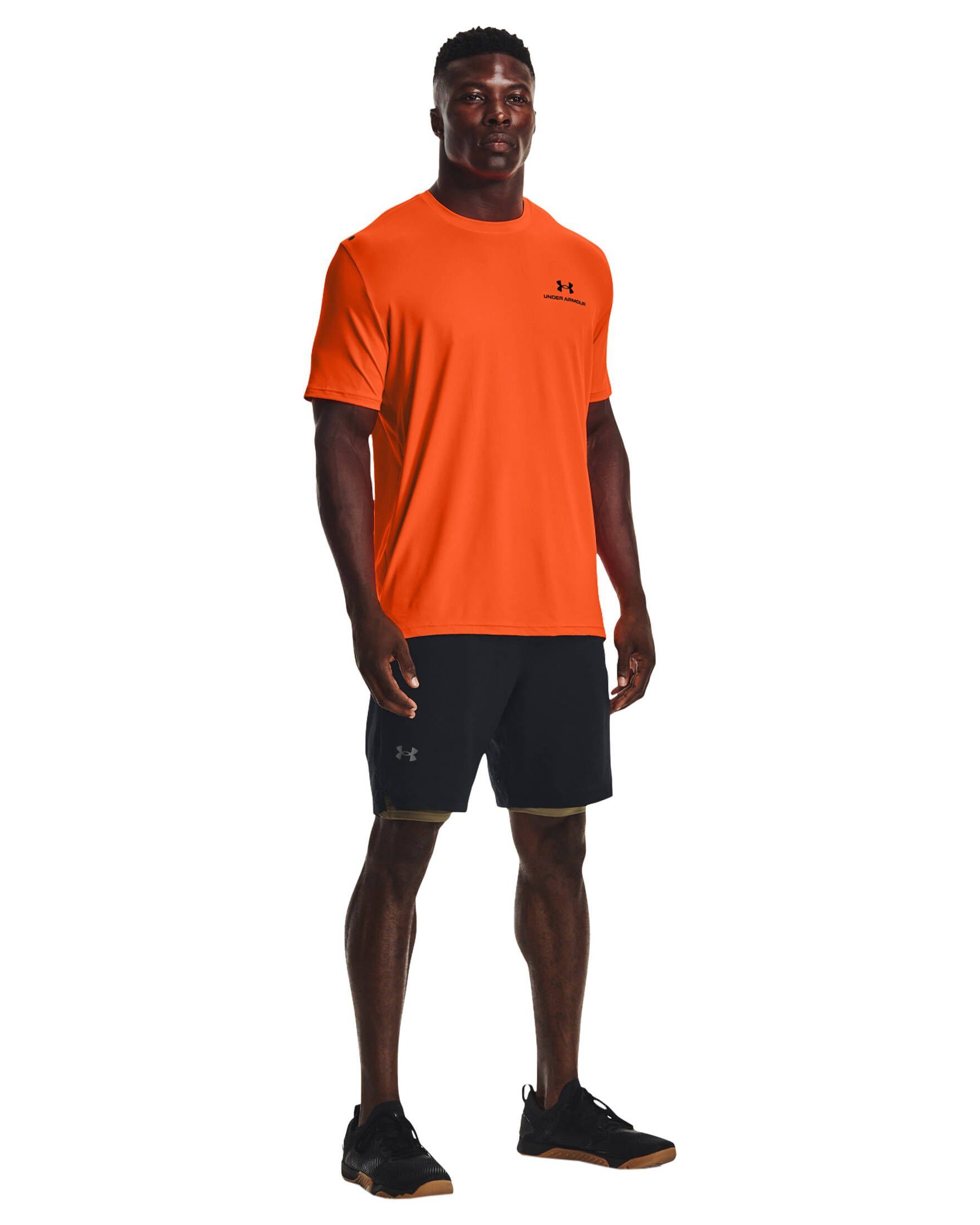 UA Trainingsshirt (506) ENERGY (1-tlg) RUSH Trainingsshirt Herren orange Under mandarine Armour®