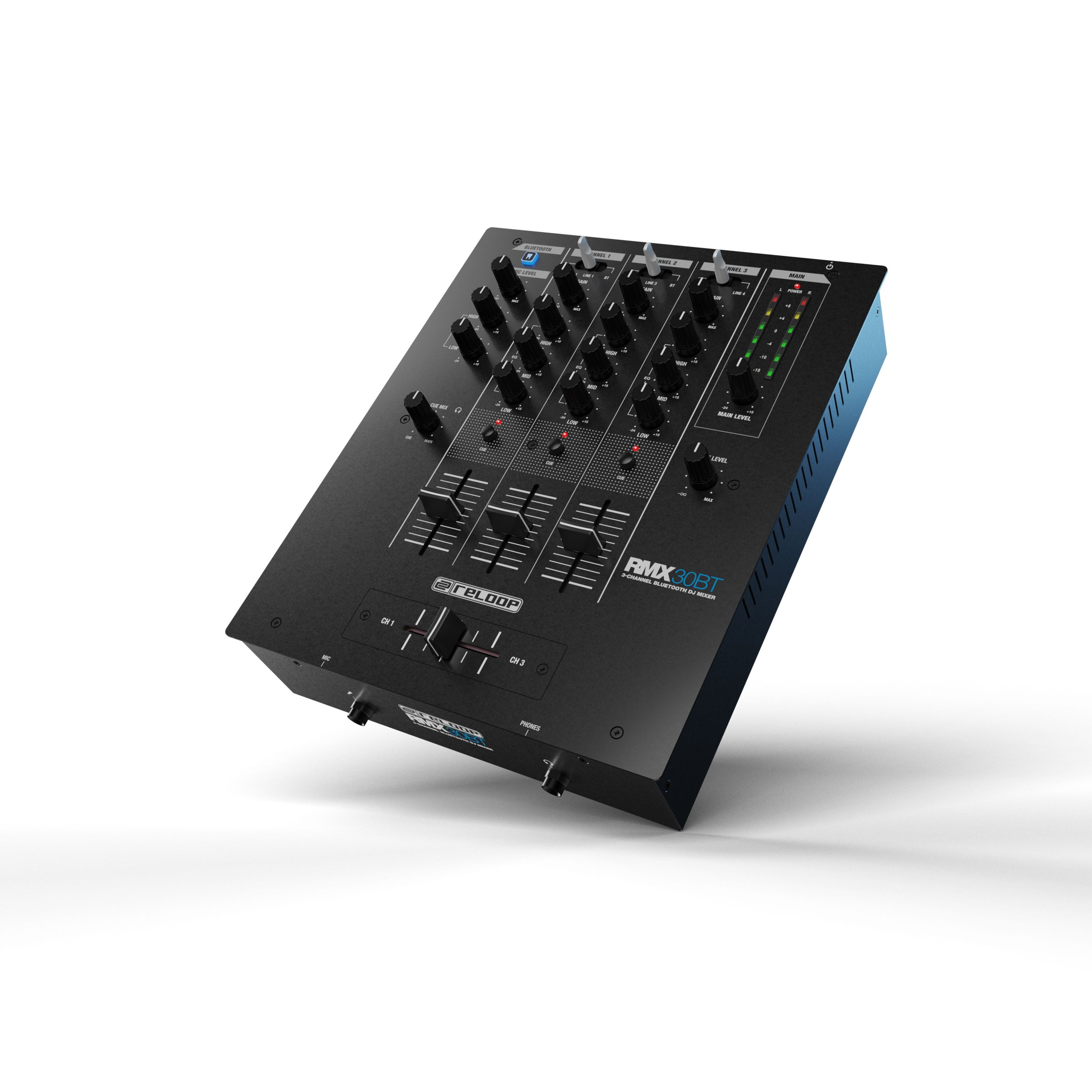 Reloop® Mischpult, (DJ-Mixer, 3 Kanal DJ-Mixer), RMX-30 BT - DJ Mixer
