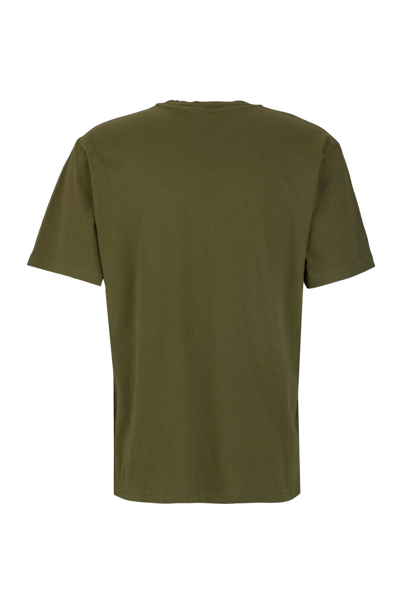 T-Shirt mit Logoprint T-Shirt Franklin Baumwolle reiner aus Marshall gummierten &