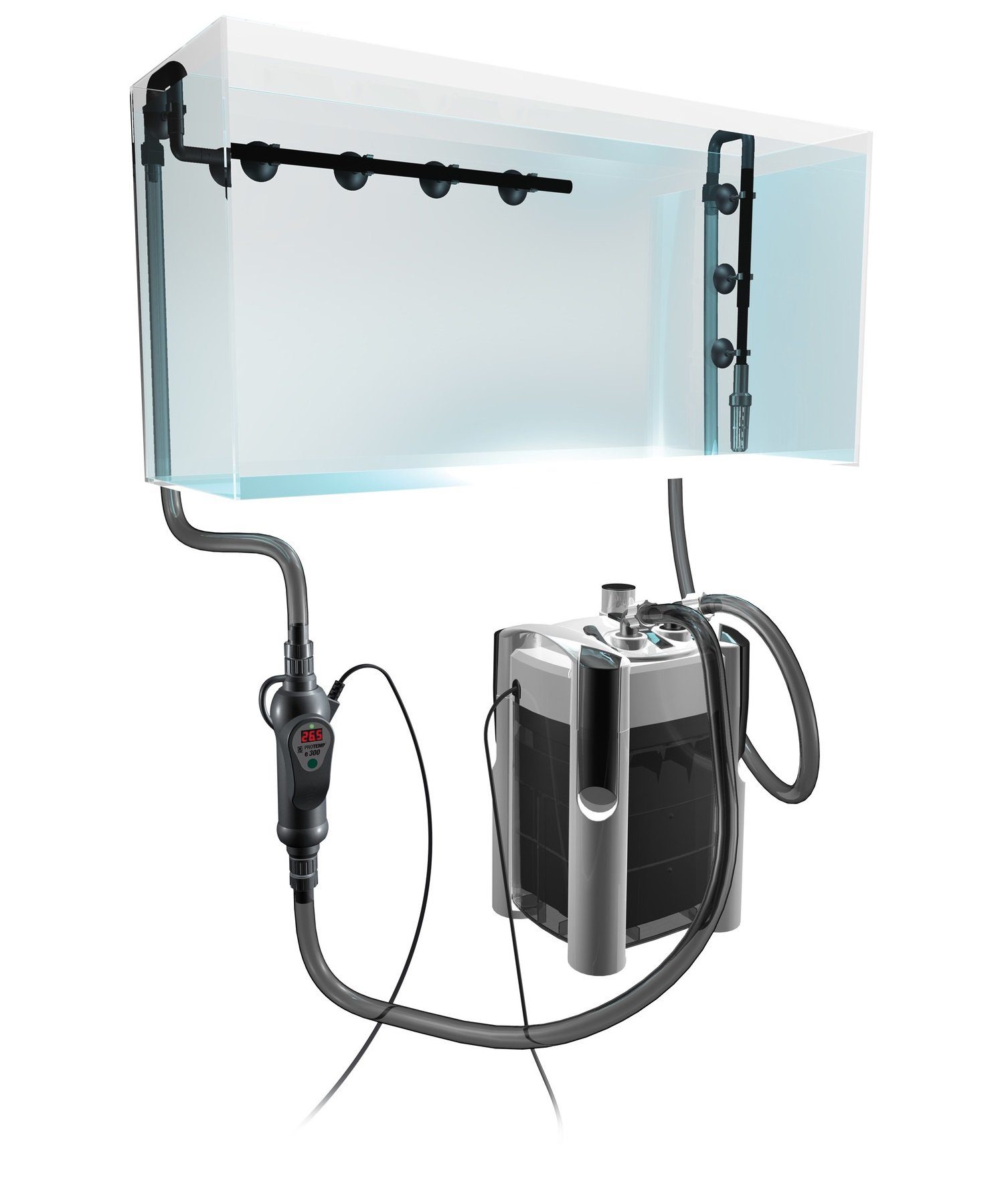 JBL GmbH & Co. KG Regelheizer JBL PROTEMP Aquarienheizer e300/e500 Aussenheizer