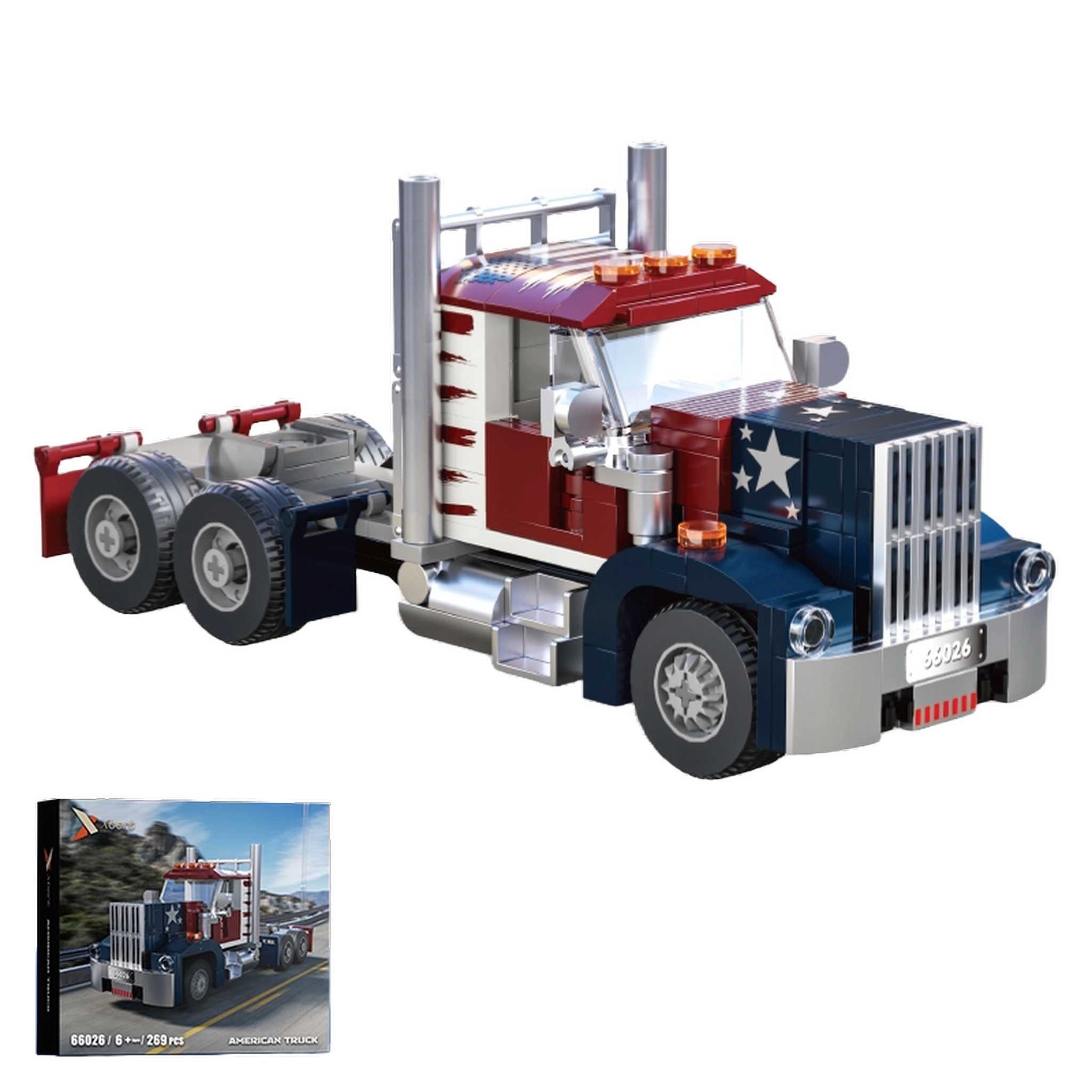 Xbert 66026 - Amerikanischer LKW (Xbert) Spielbausteine
