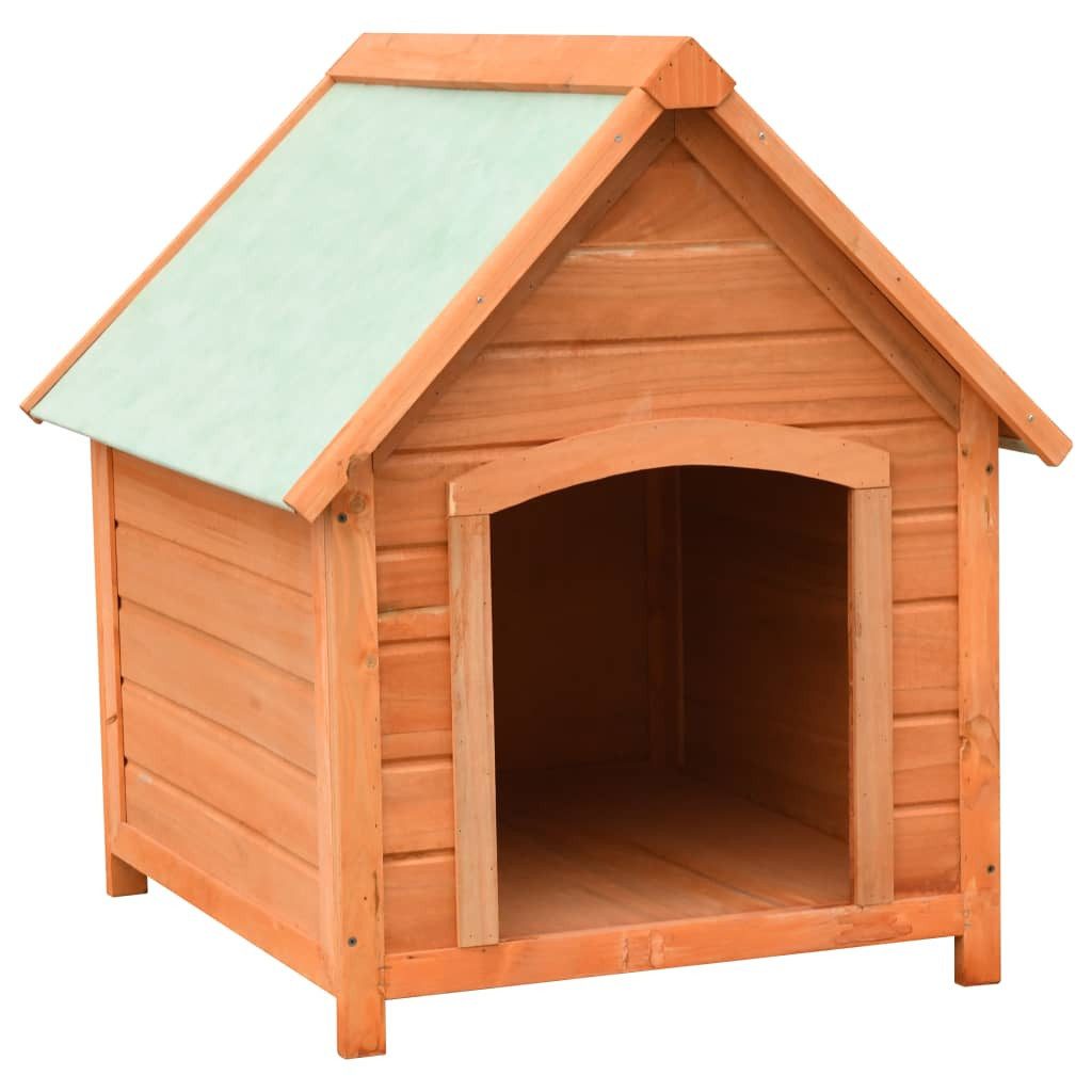 vidaXL Hundezwinger Hundehütte Kiefernholz Tannenholz Massiv 72x85x82 cm