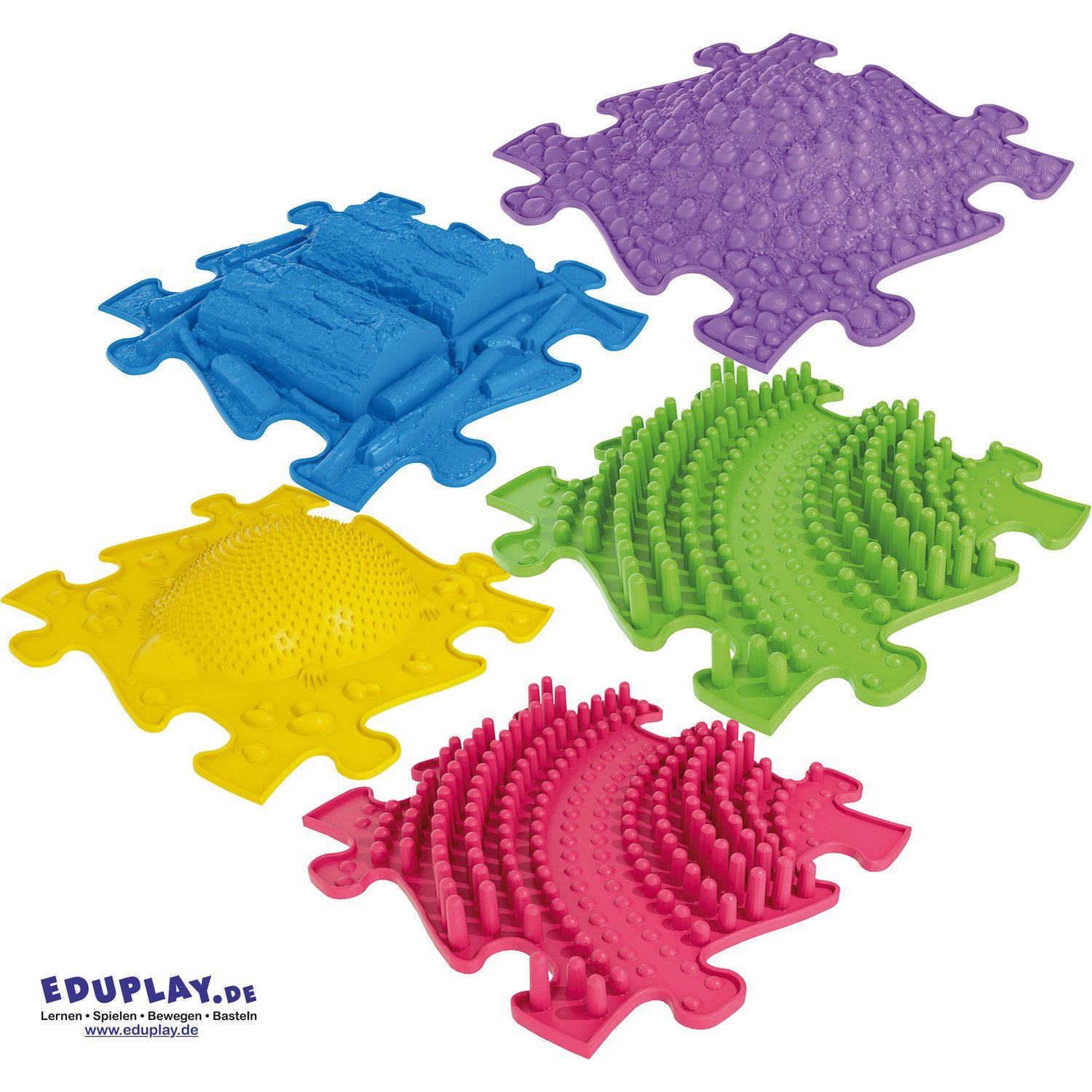 EDUPLAY Lernspielzeug Sensorik-Pfad extra hoch 5-teilig günstig online kaufen