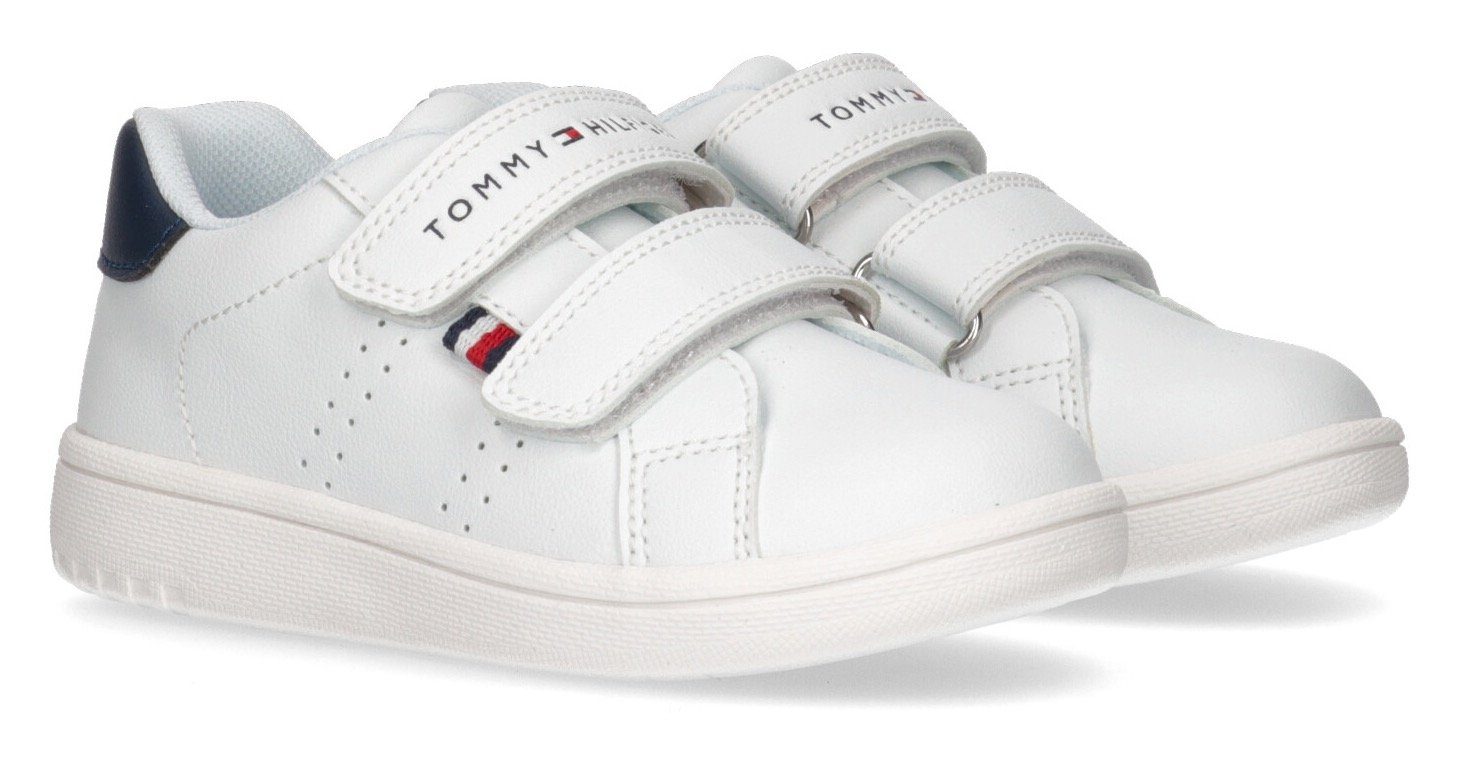 Tommy Hilfiger LOW CUT VELCRO SNEAKER Sneaker mit dezentem Logoschriftzug, Freizeitschuh, Halbschuh, Schnürschuh