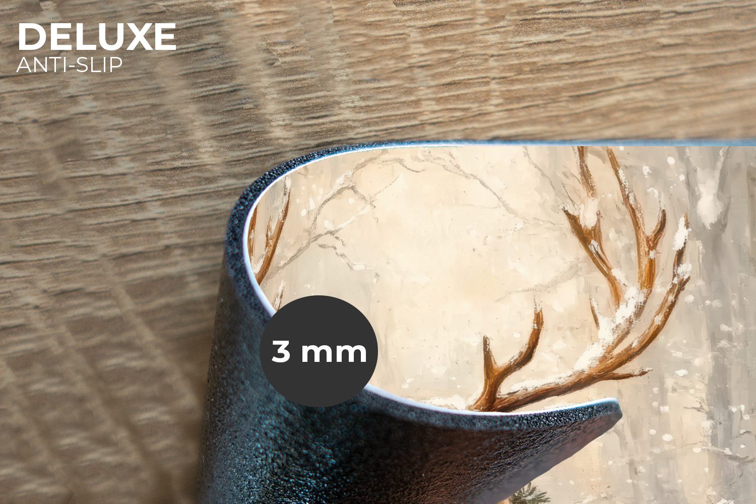 MuchoWow Platzset Weihnachten - Rentier - Winter - Kranz, (6-St), Platzsets günstig online kaufen