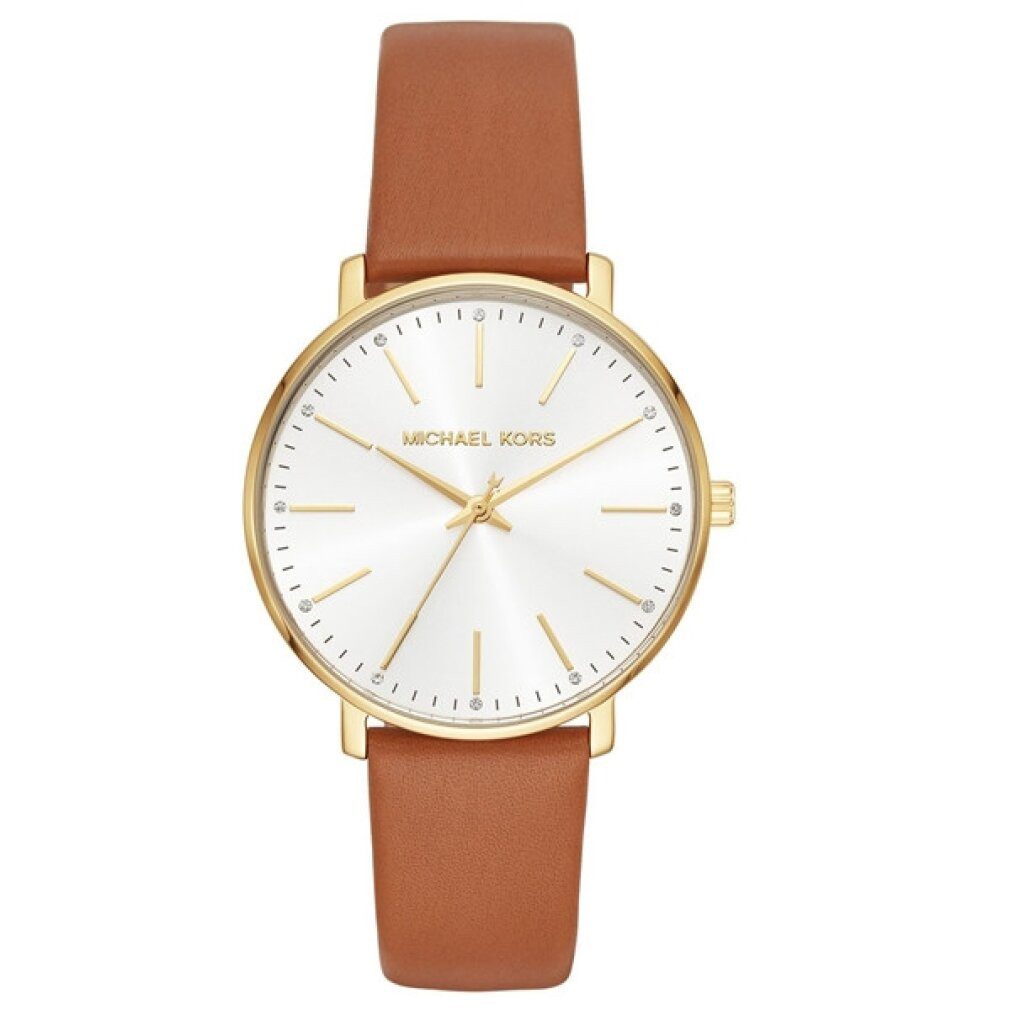 Luxusuhr Damen Analog Quarz Uhr mit Leder Armband