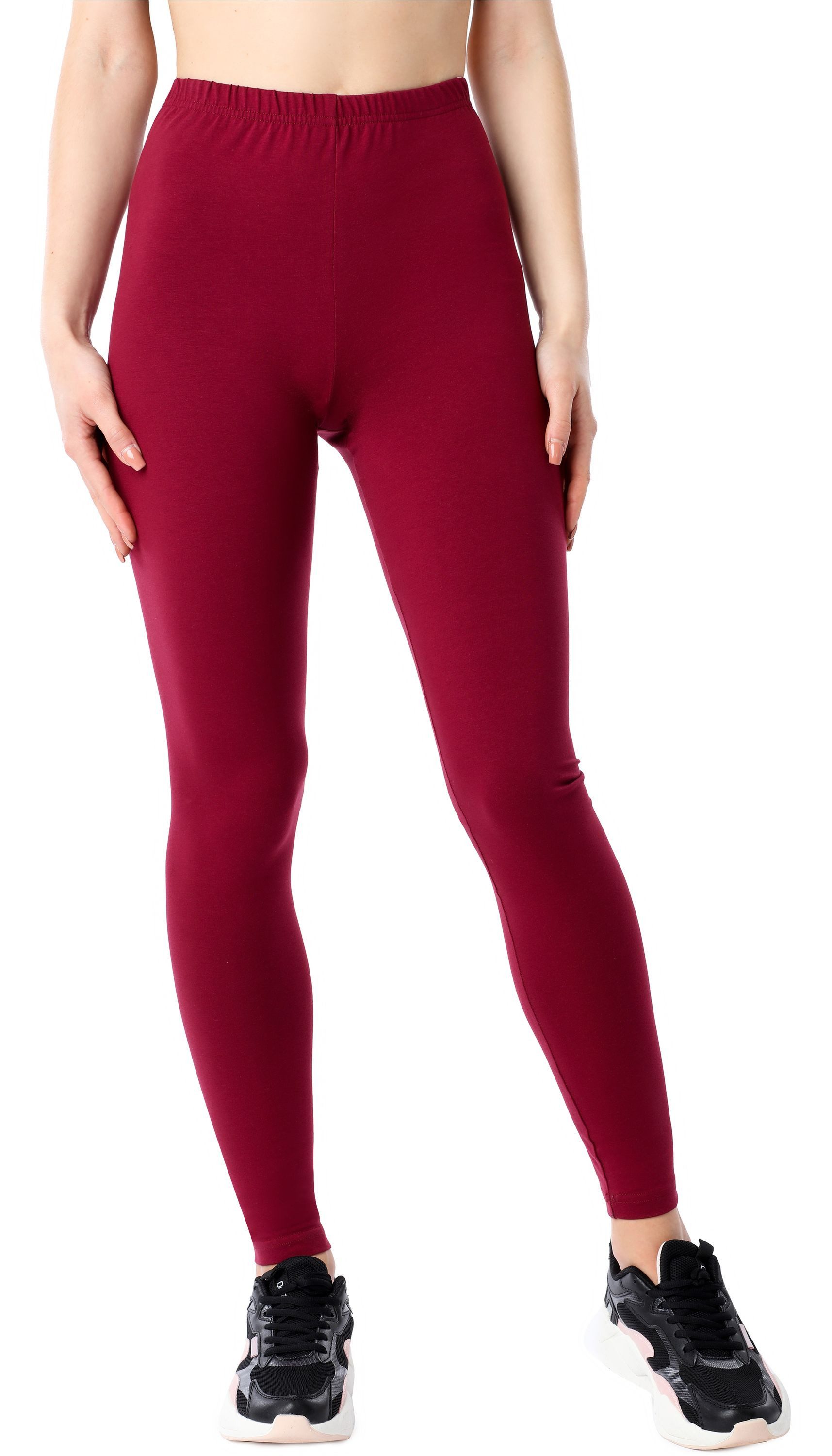 Leggings Damen Lange Leggings aus Bio-Baumwolle BLV50-183
