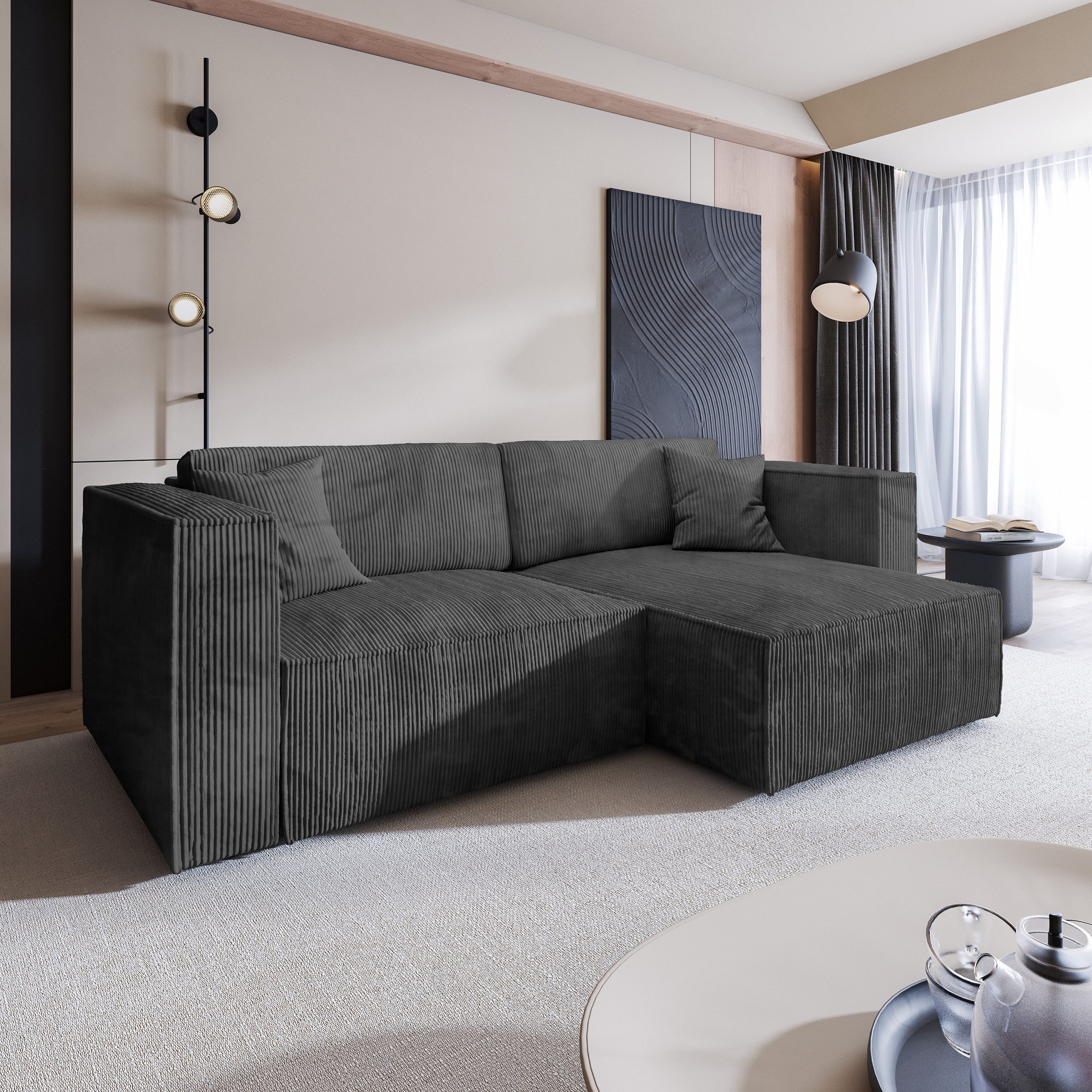 Masseno Ecksofa NERIO mit Schlaffunktion L-Form, günstig online kaufen