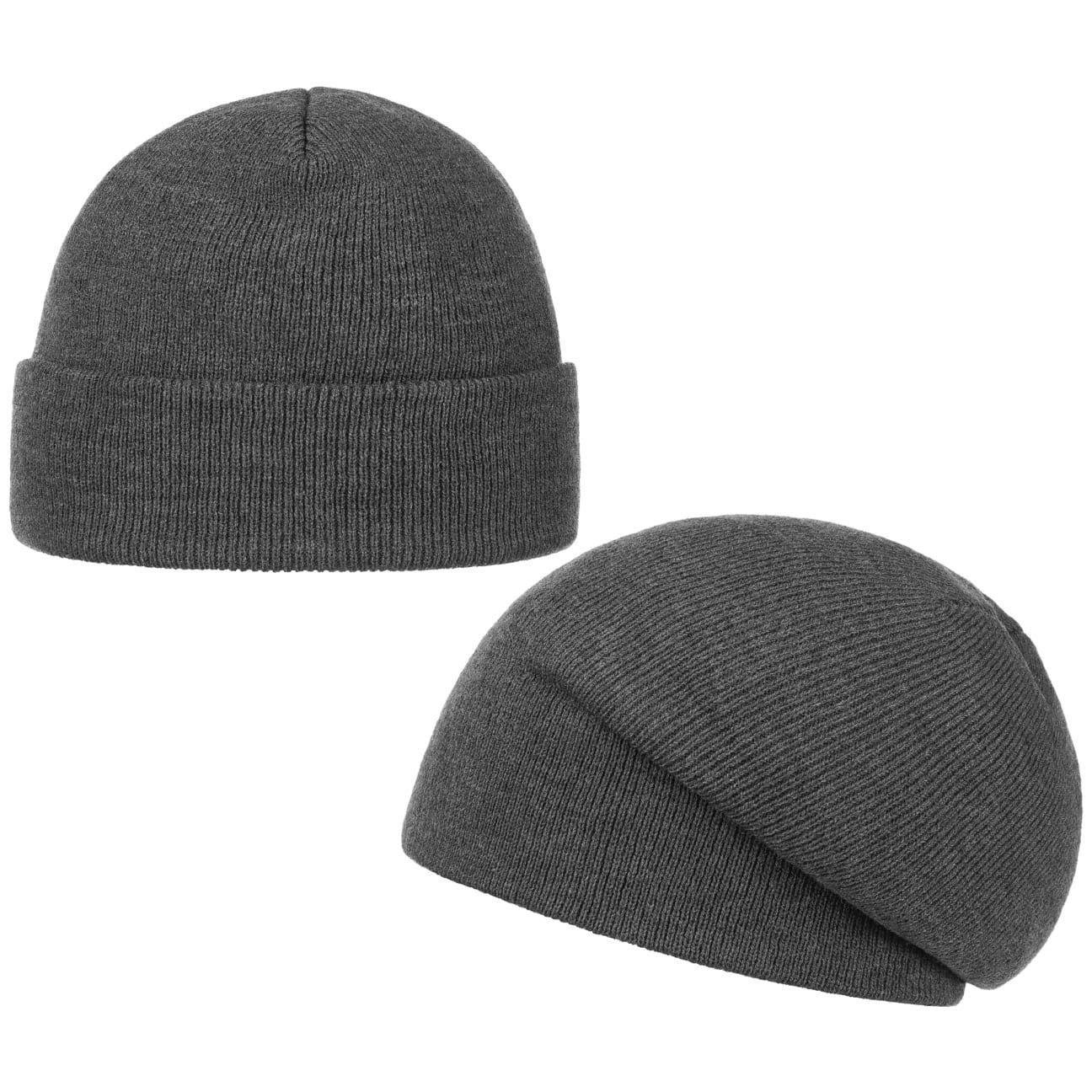 Atlantis Beanie (1-St) Mützen mit Umschlag grau