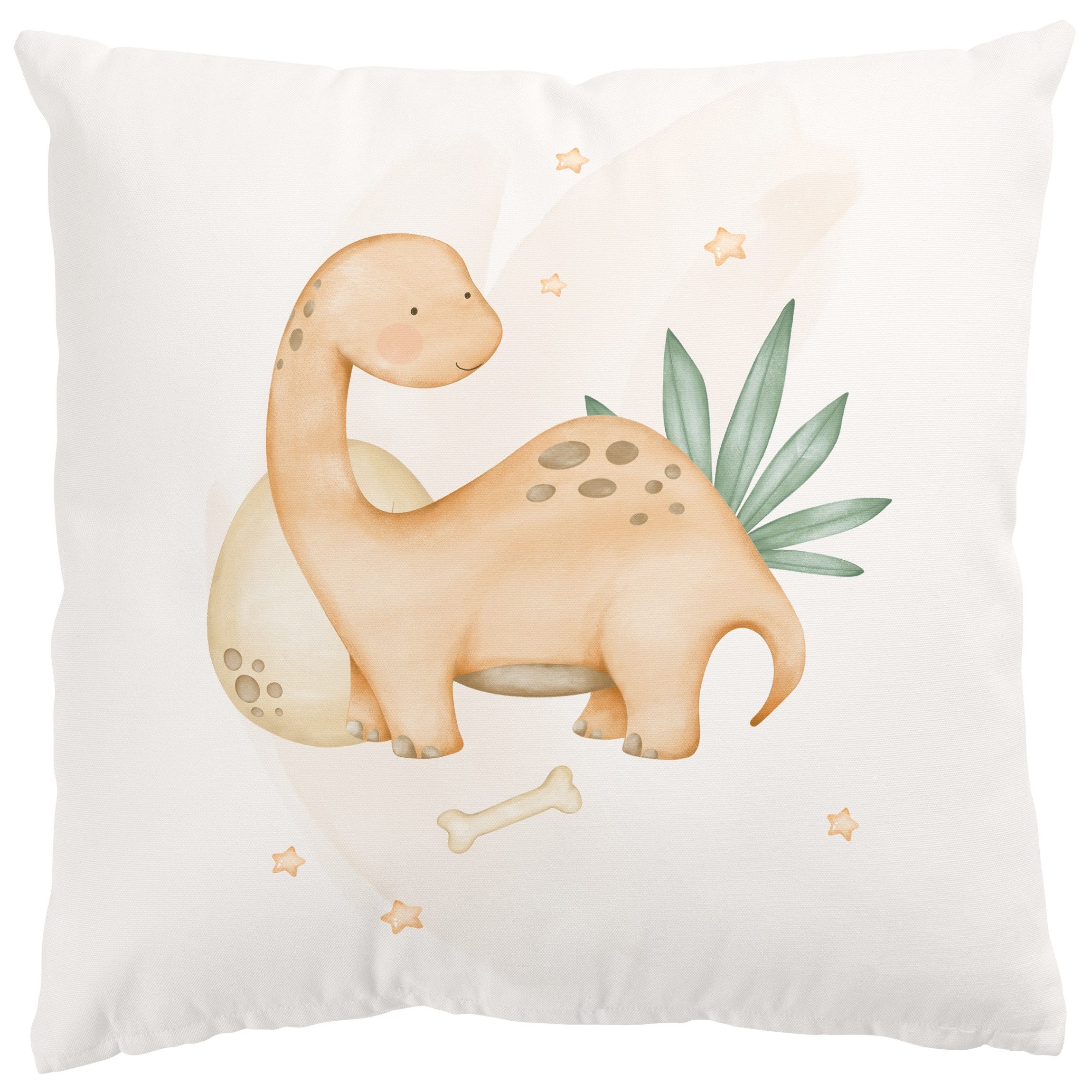 Bilderdepot24 Dekokissen drinnen Kissenhülle/ Sofakissen/ Zierkissen Kissenhülle orange Tiere, Bezug Aquarell mit / ohne Füllung Zierkissen Outdoor Sofa Bett