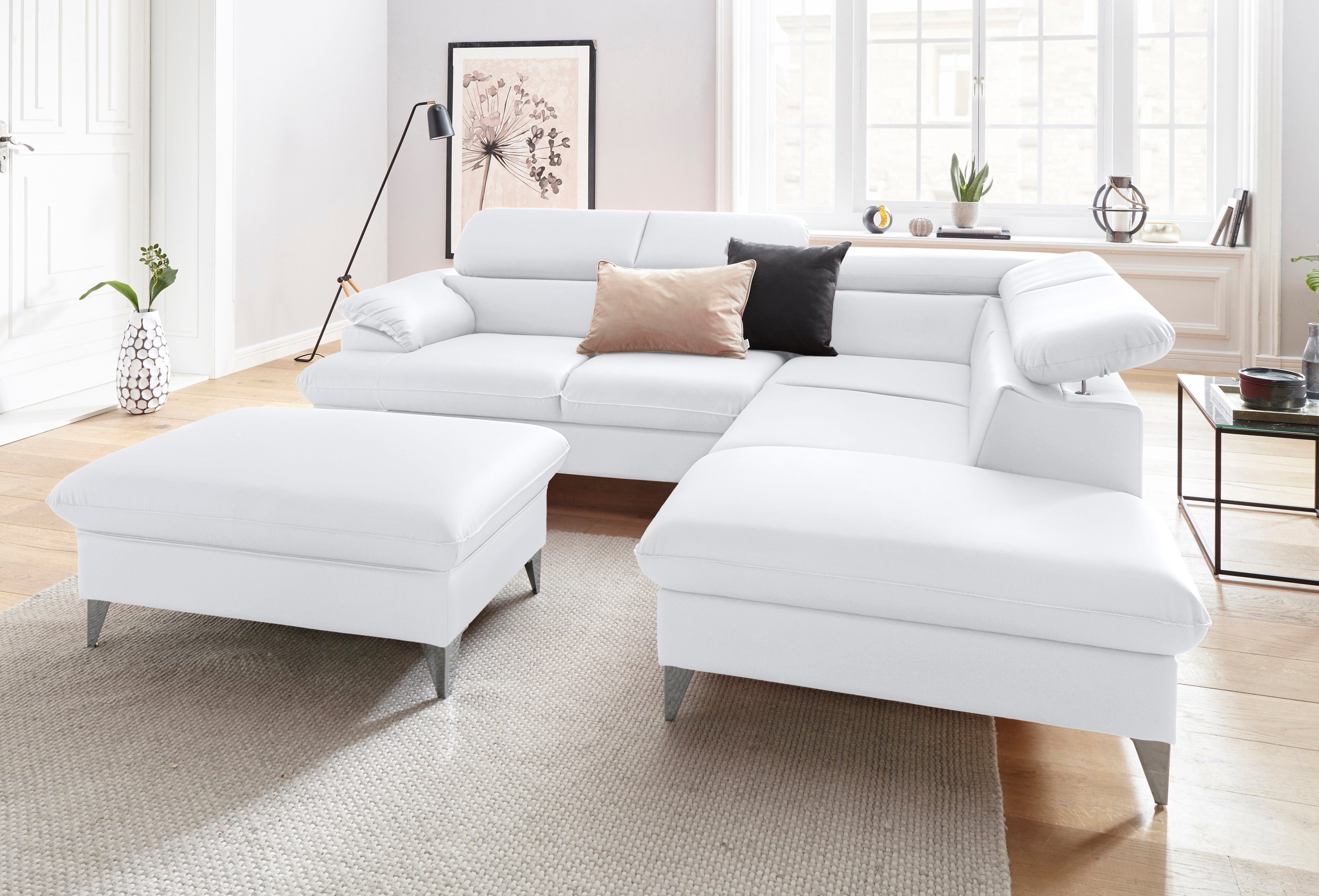 COTTA Polstergarnitur "Caluso L-Form", (2 tlg.), Set bestehend aus: Ecksofa günstig online kaufen