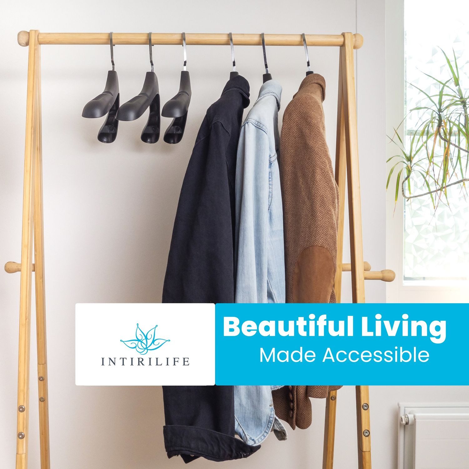 Intirilife Kleiderbügel, (20-tlg), 20x breite Kleiderbügel günstig online kaufen