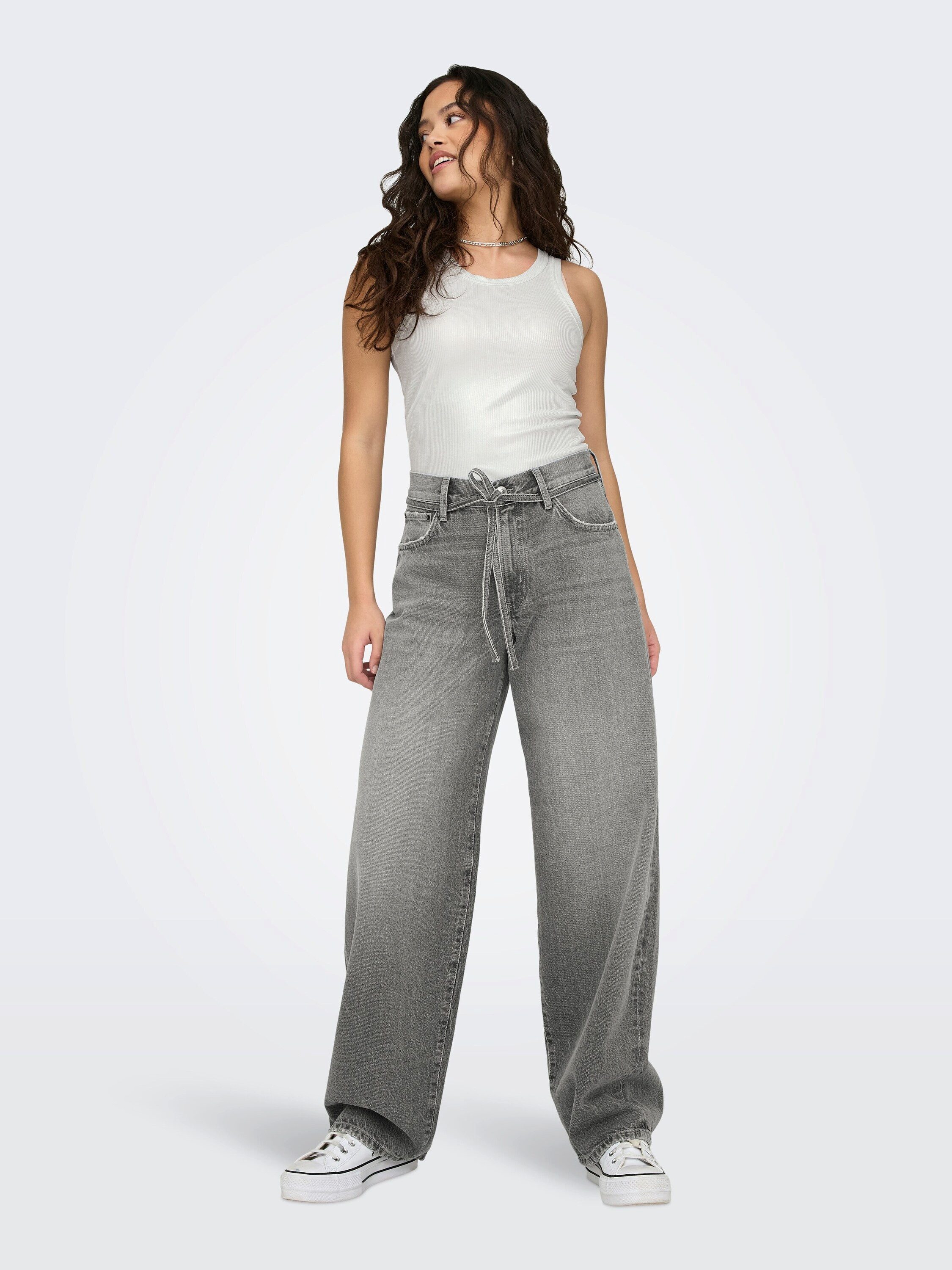 ONLY Weite Jeans ONLGianna (1-tlg) Patches – Bild 4 von 5