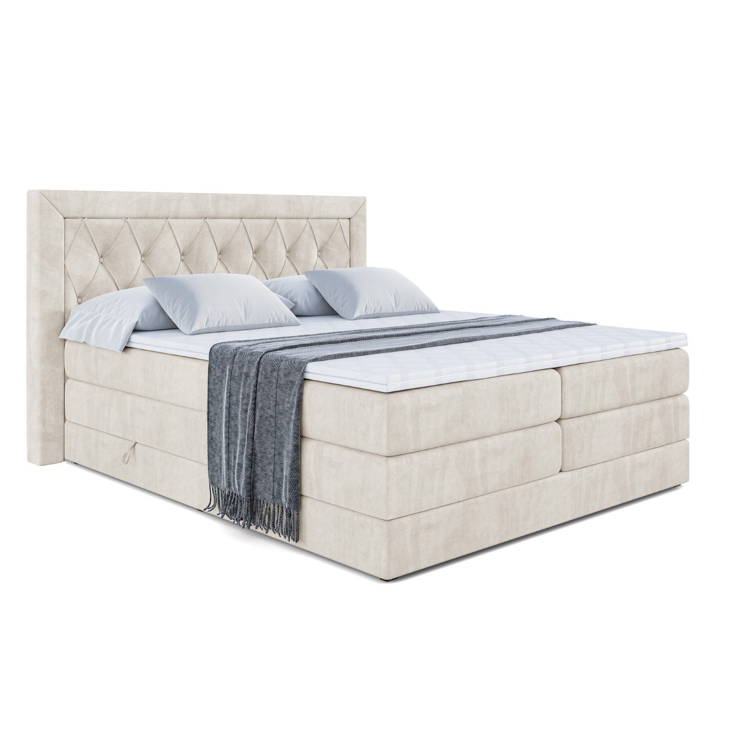 ALTDECOR Boxbett NOEL KING (Multipocket-Matratze H4 günstig online kaufen