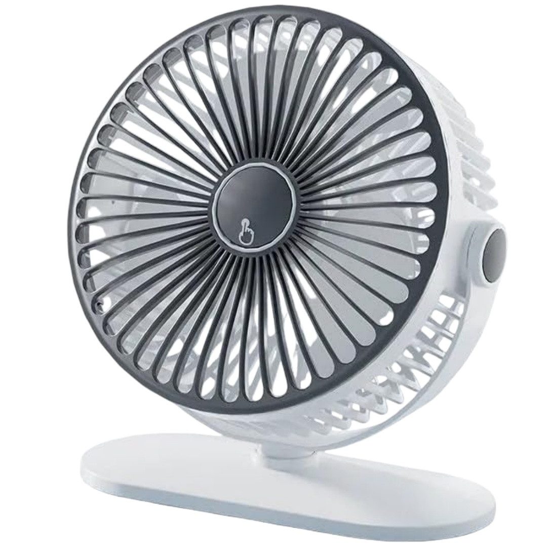 nsihing Mini USB-Ventilator USB Tischventilator, Tragbarer Mini Ventilator, 360° Drehbarer Kleiner Ventilator mit Haken für Zuhause Büro Küche