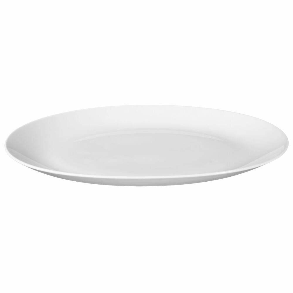 Seltmann Weiden Servierplatte Lido Oval Weiß 38.4 x 26.3 cm, Porzellan