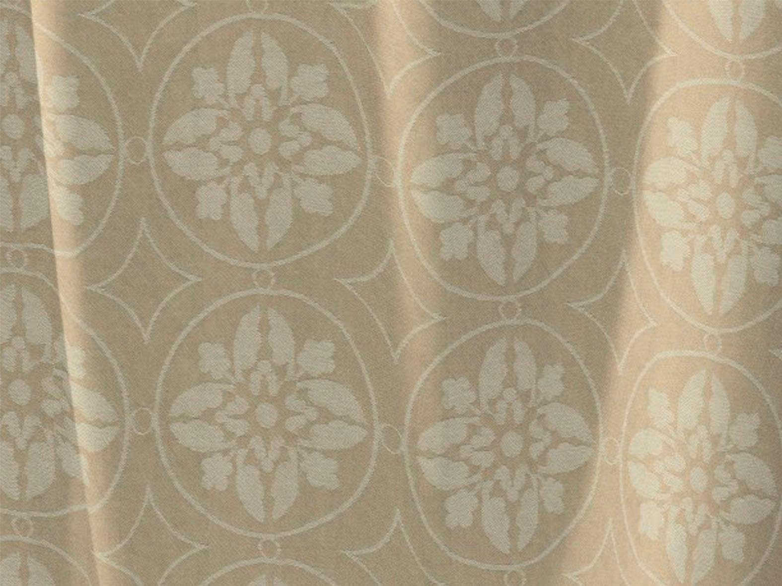 Ösen Vorhang Adam, (1 Puligny A Romantic Jacquard beige blickdicht, St), Light,