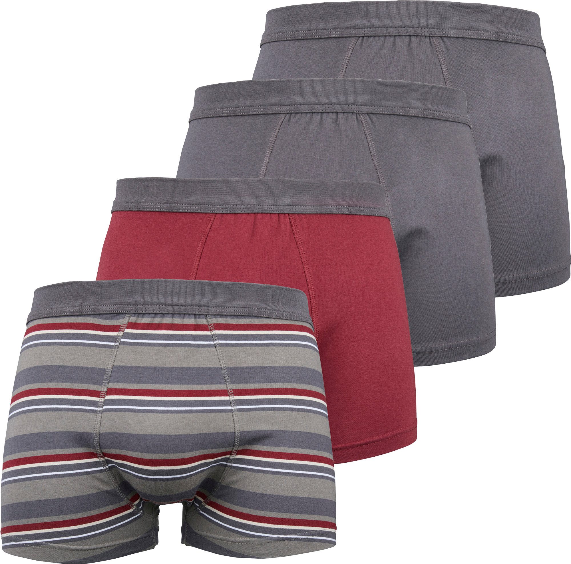 Erwin Müller Slip Herren-Pants im 4er-Pack Single-Jersey Uni