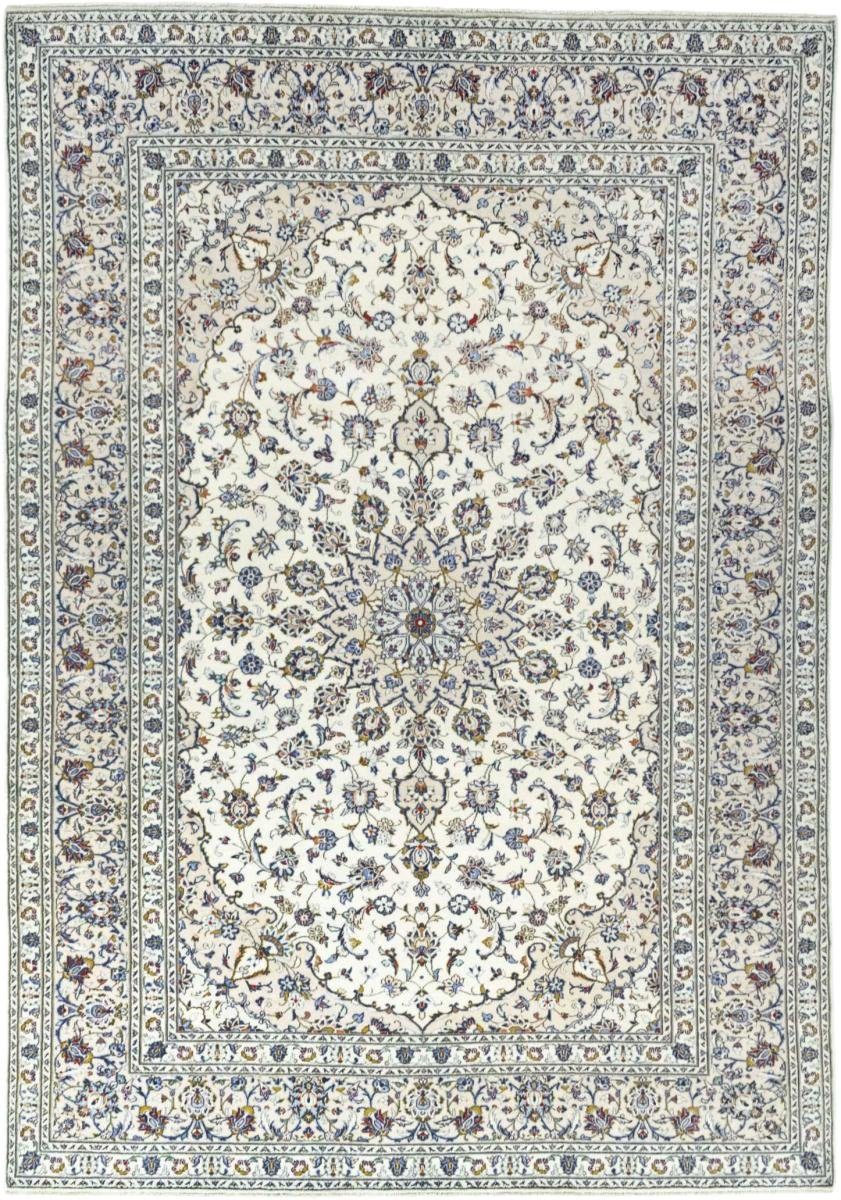 Orientteppich Keshan 249x360 Handgeknüpfter Orientteppich / Perserteppich, Nain Trading, rechteckig, Höhe: 12 mm