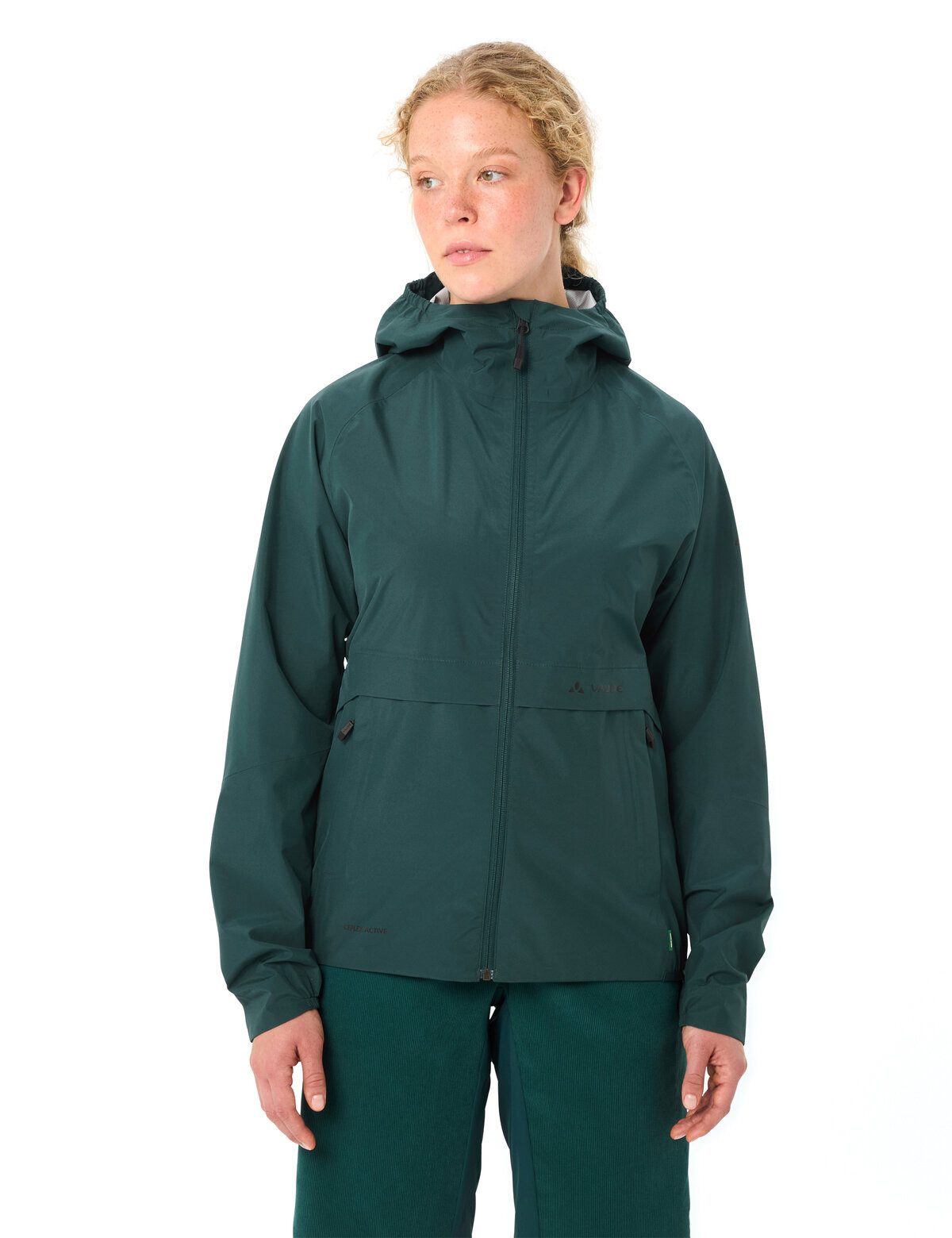 VAUDE Fahrradjacke Women's Loamer Rain Jacket (1-St) vielseitig einsetzbare Regenjacke, leicht und kompakt