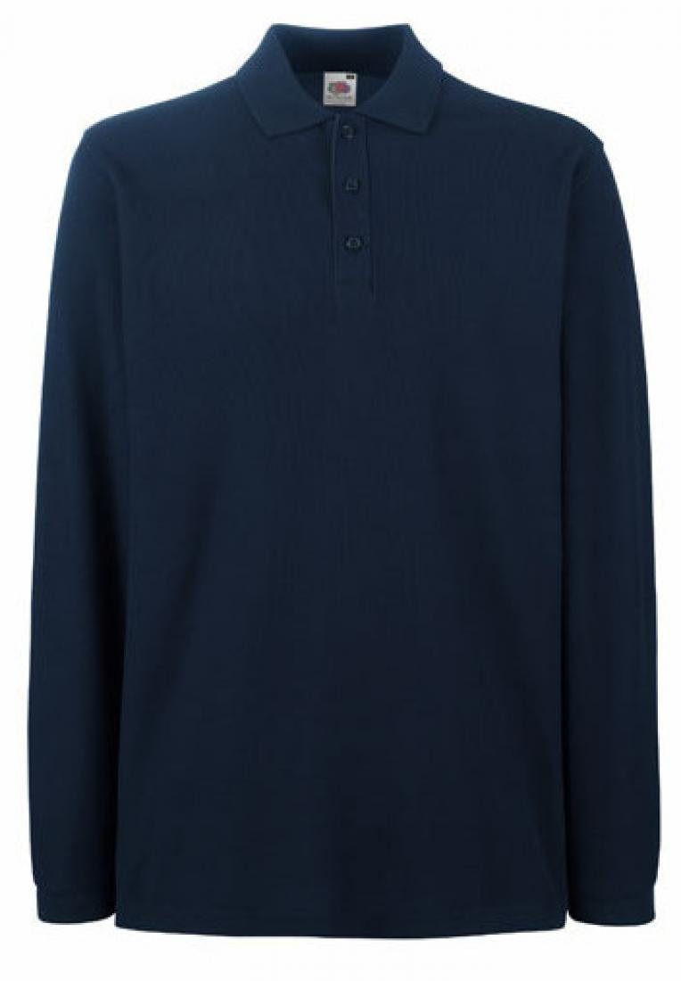 Fruit of the Loom Langarm-Poloshirt Herren Premium Long Sleeve Poloshirt günstig online kaufen