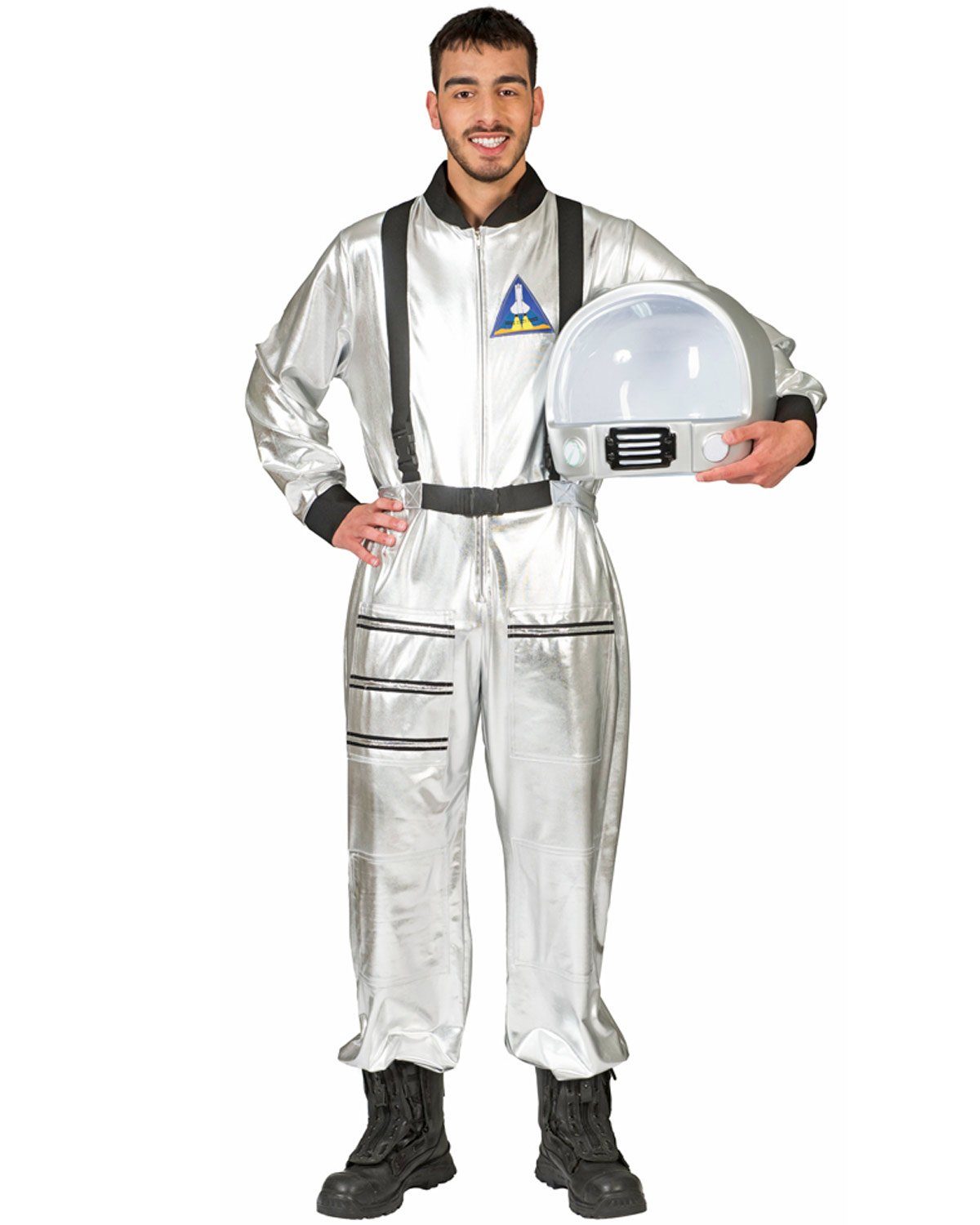Funny Fashion Kostüm Astronauten Kostüm 'Tobias' für Erwachsene, Silbe