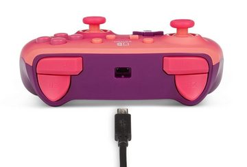 PowerA Verbesserter kabelgebundener Controller für Nintendo Switch Controller (Fuchsia Fantasy)