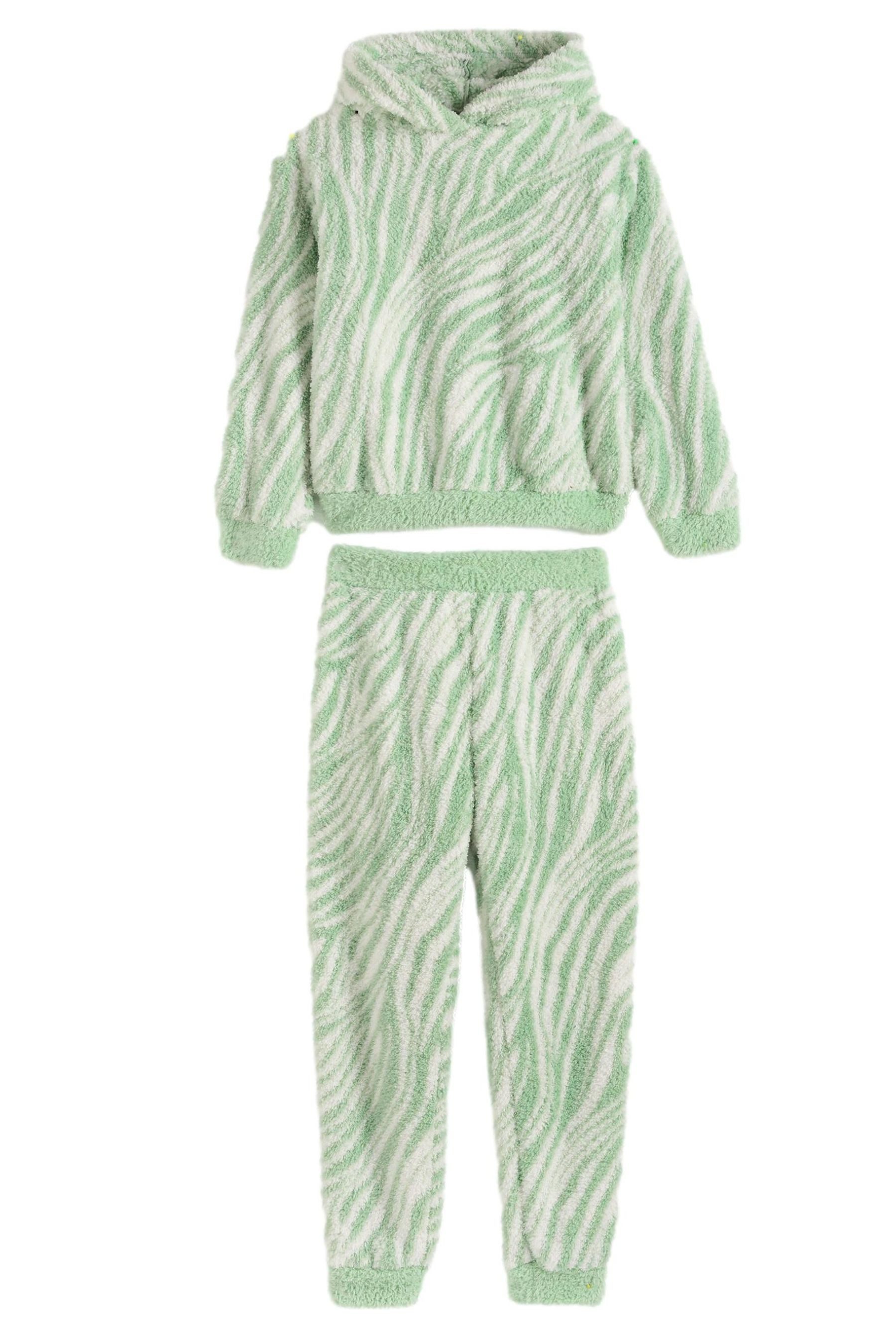 Pyjama Lipsy weicher Twosie-Schlafanzug mit Zebramuster
