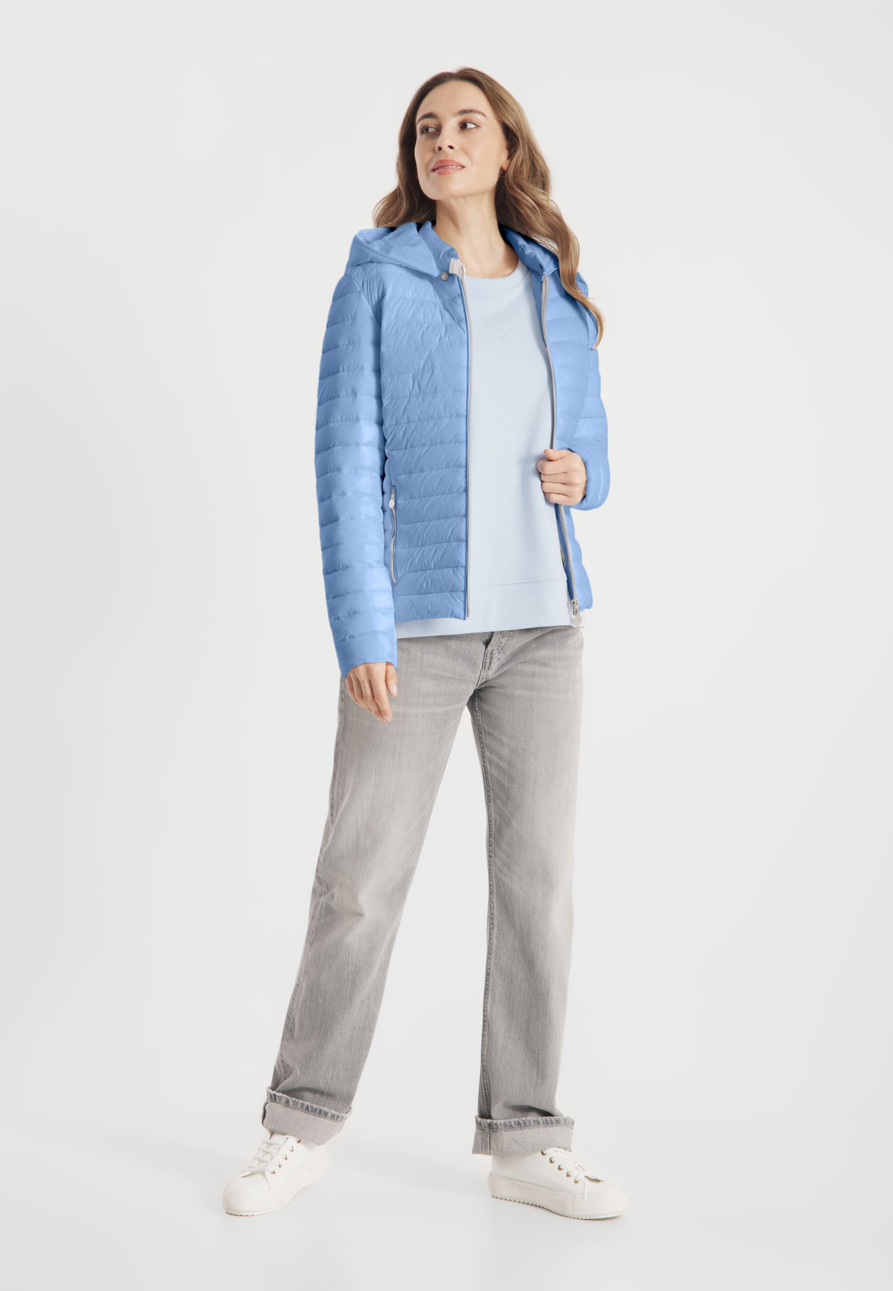 Frieda & Freddies Winterjacke Frieda & Freddies Ultraleichte Steppjacke mit abnehmbarer Kapuze
