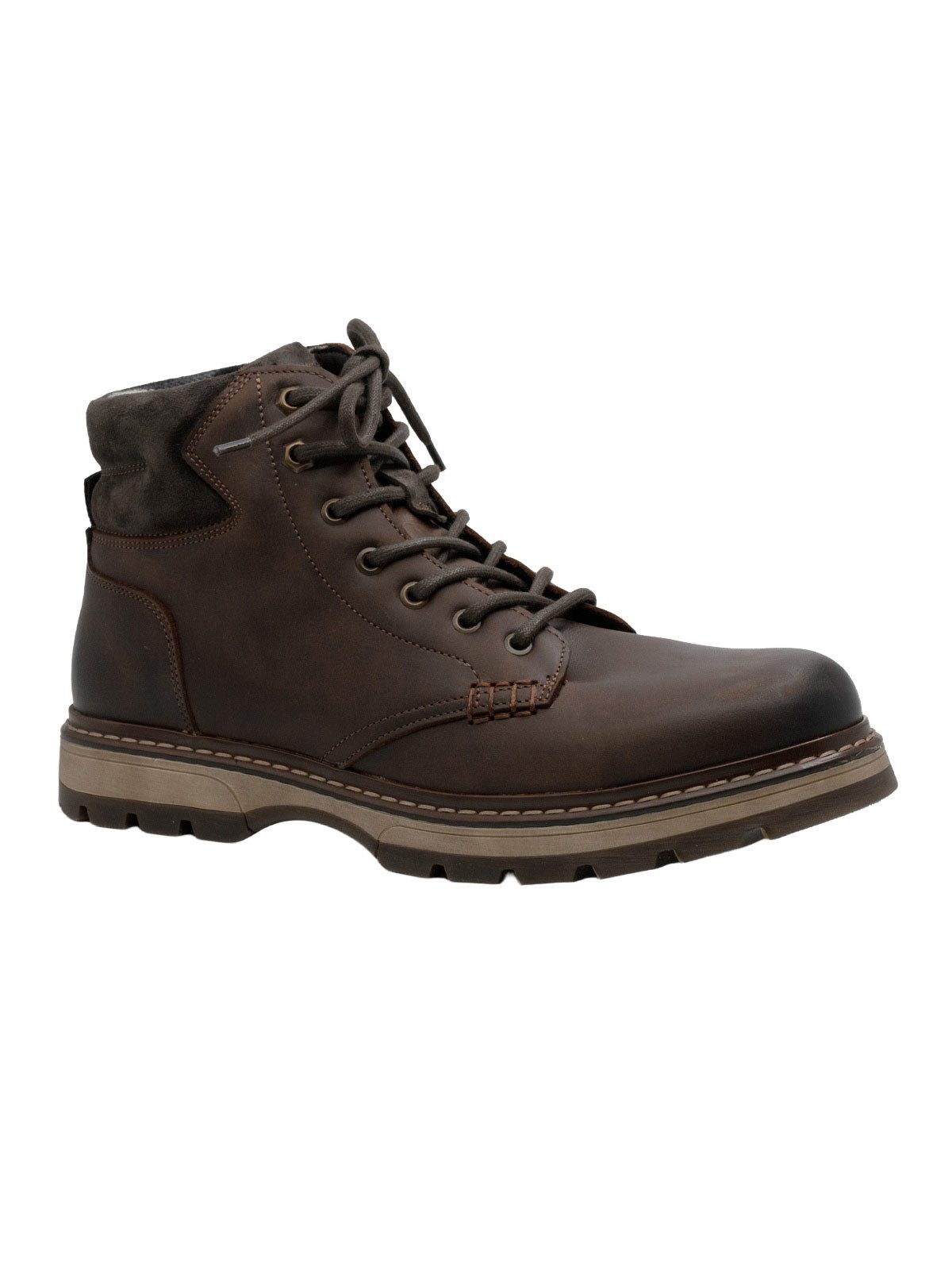 Engbers Herren Boots, Braun Schnürboots