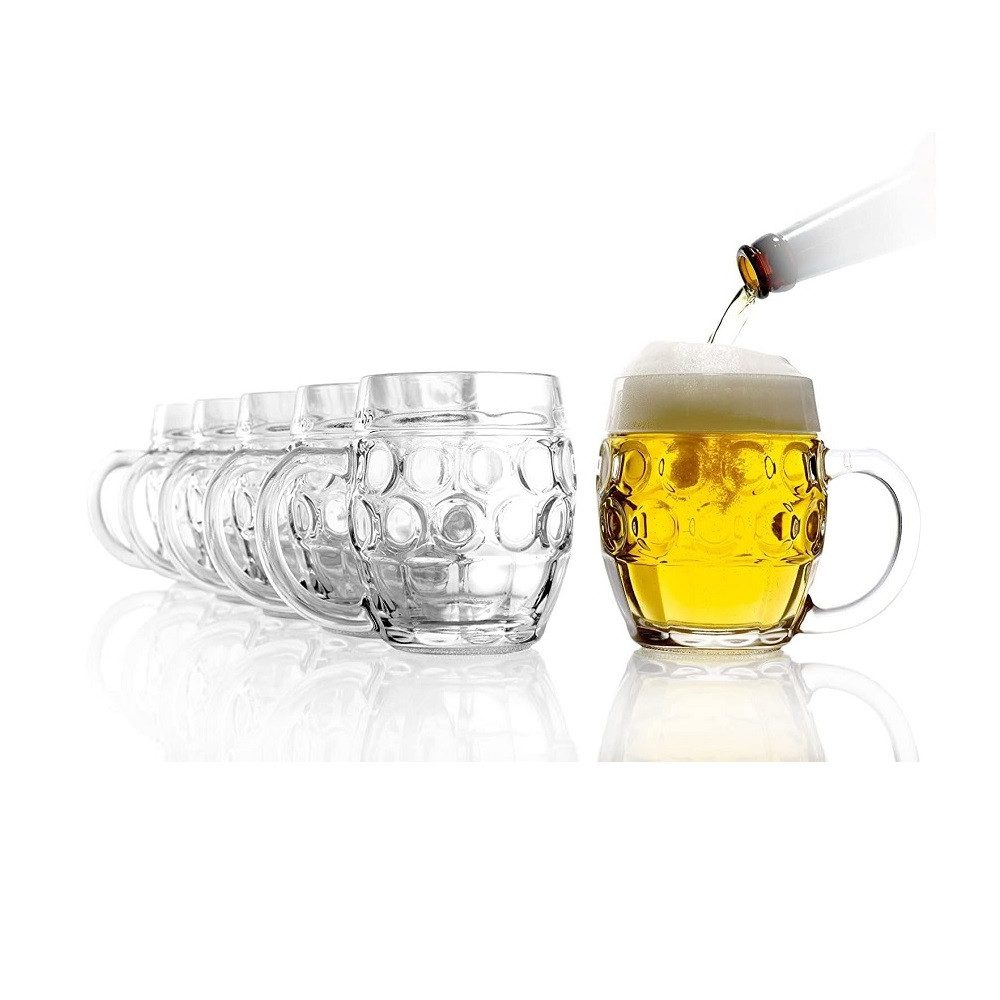 Stölzle-Oberglas Bierglas Stölzle Oberglas Tübinger Bierkrug 0,25 l 6er Set, Kristallglas