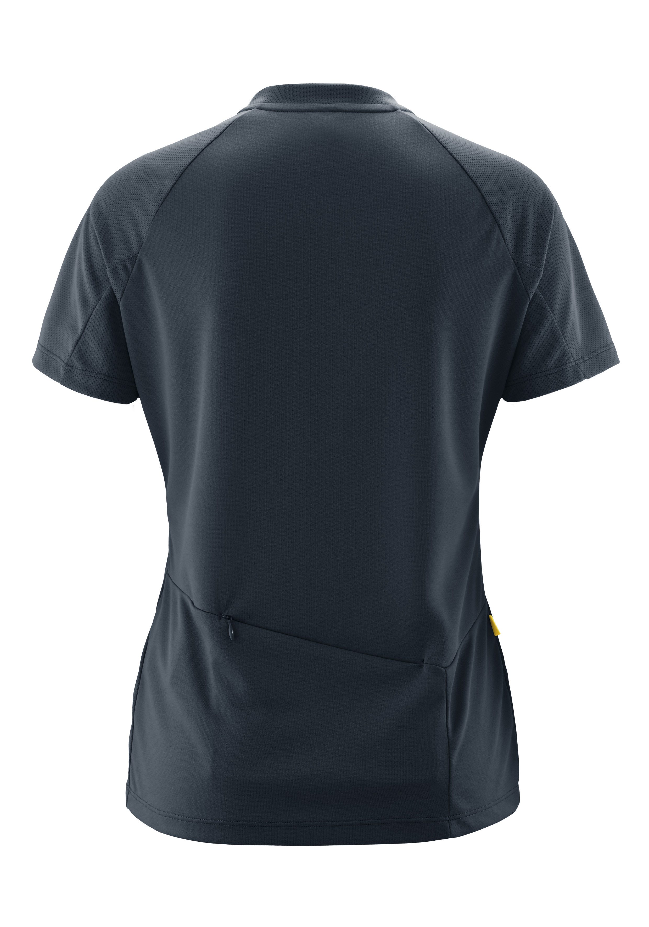 Gonso Radtrikot SITIVO Jersey Blue W Damen Fahrradtrikot mit Rückentasche, Half-Zip Trikot, Loose Fit