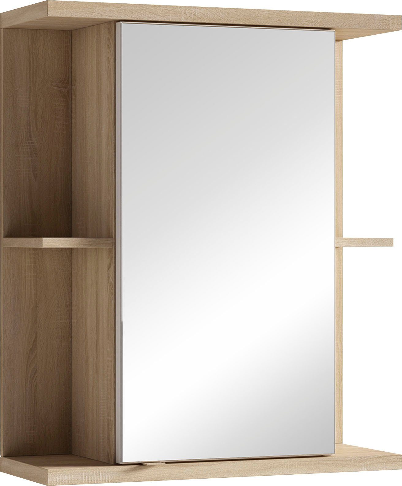 byLIVING Spiegelschrank Nebraska Breite 60 cm, mit großer Spiegeltür und viel Stauraum Sonoma Eiche | Sonoma eiche Nachbildung | Spiegelschränke
