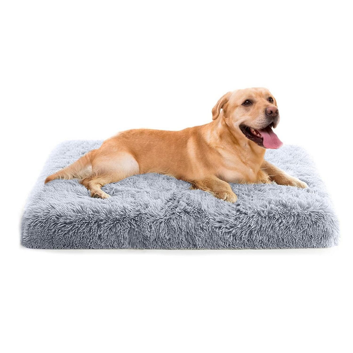 LuxusKollektion Tierkissen Haustierbett S Grau Orthopädisch Memory Foam
