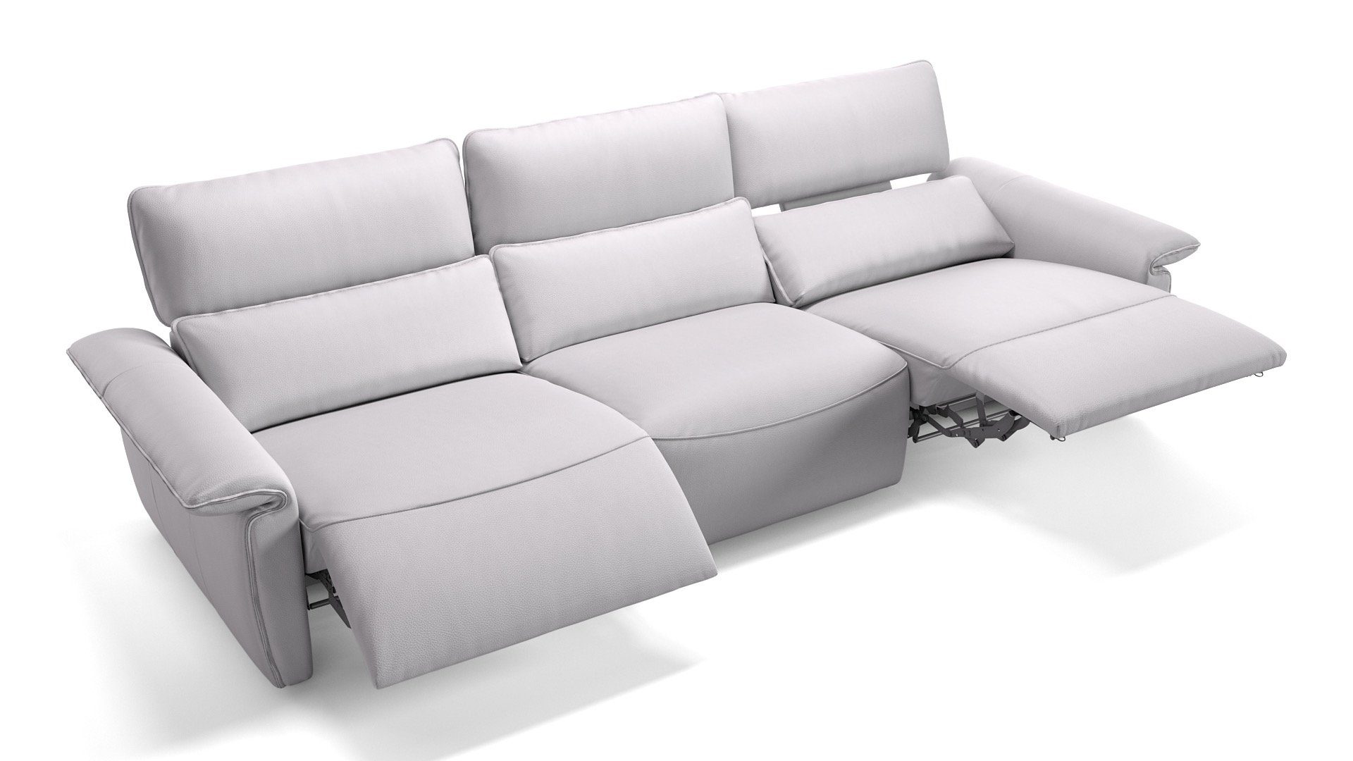 Sofanella 3-Sitzer Leder MERIDA, Relaxcouch, Designersofa, Designer Sofa, 3er Couch, Sofagarnitur